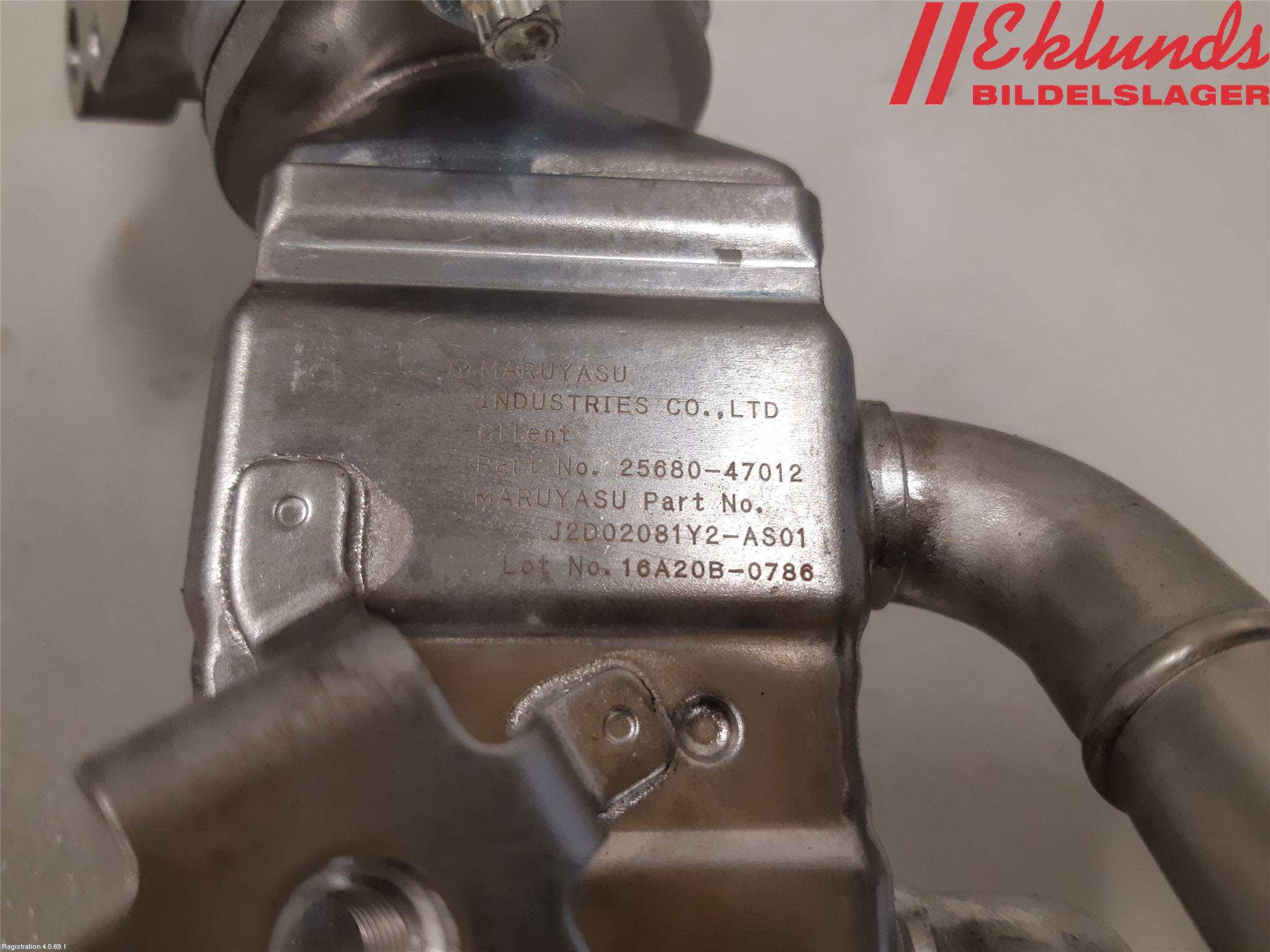 Toyota YARIS XP130 15-20 Egr Ventil