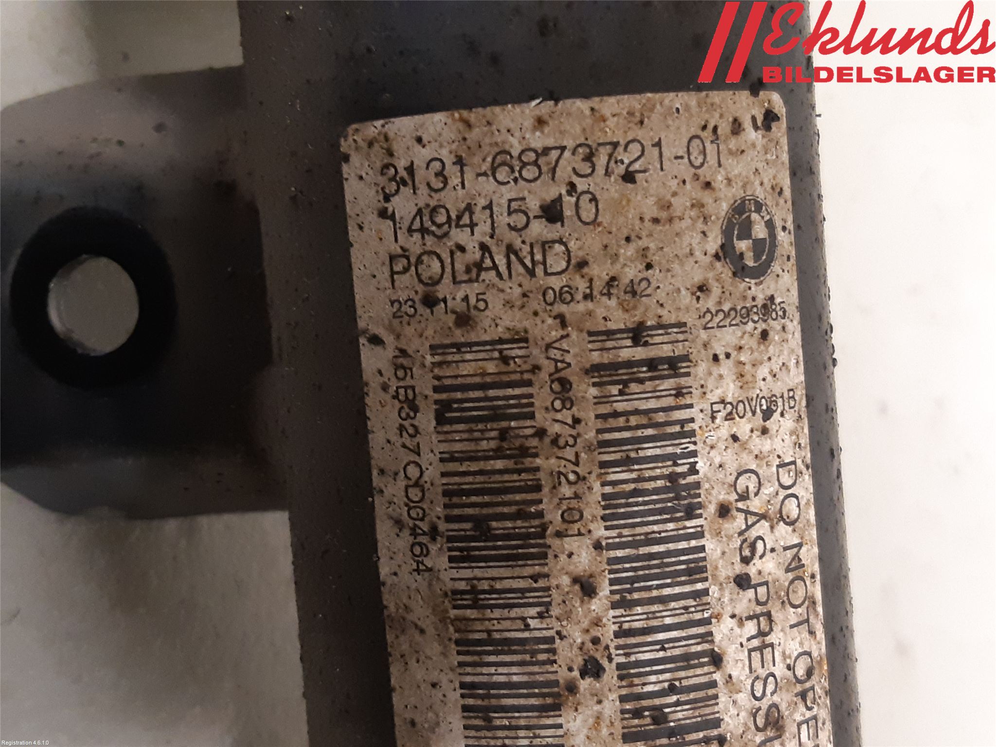 BMW 1 F20/F21 11-19 Fjäderben Fram Höger