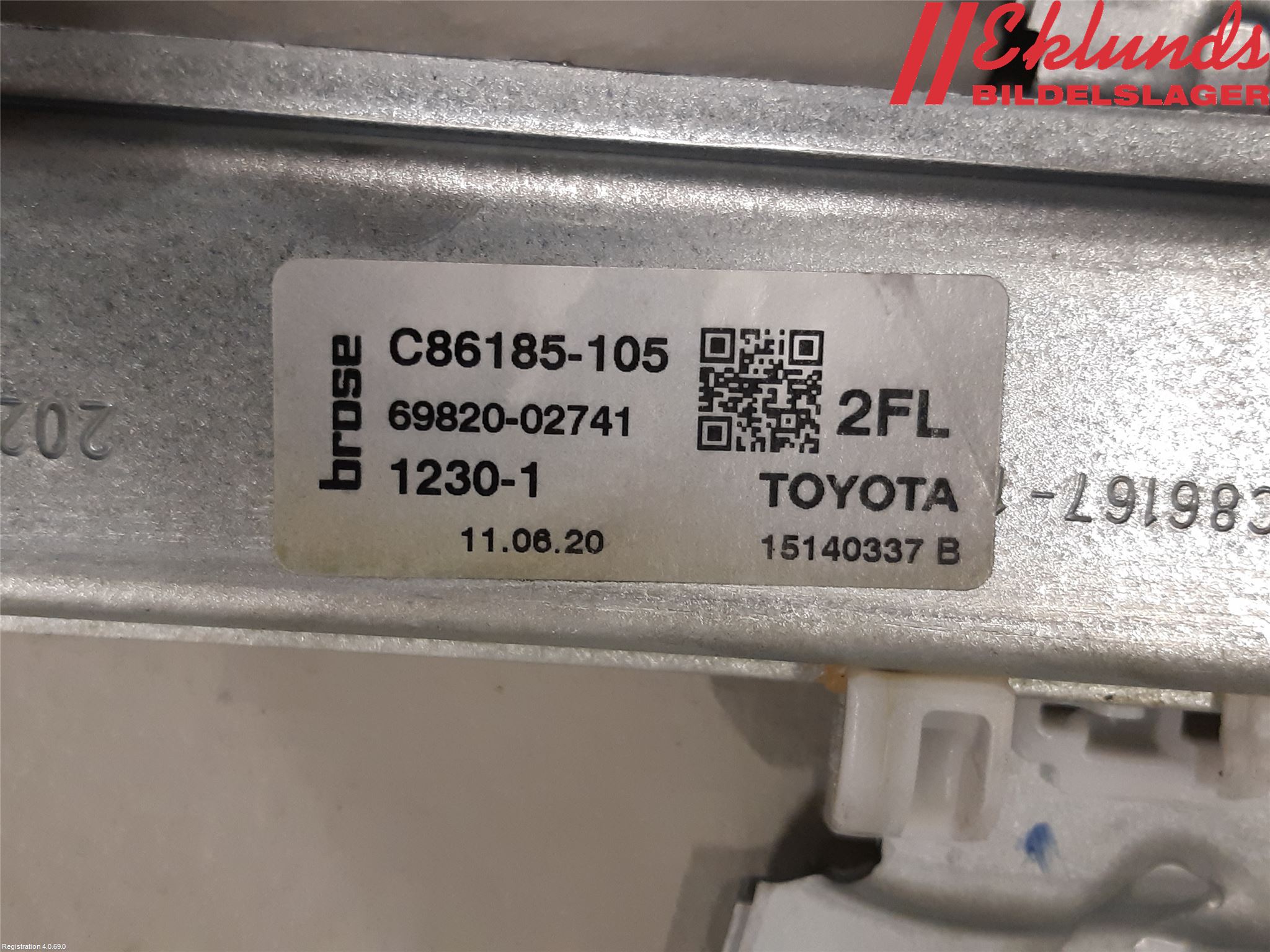 Toyota COROLLA 19- Fönsterhiss El Kompl