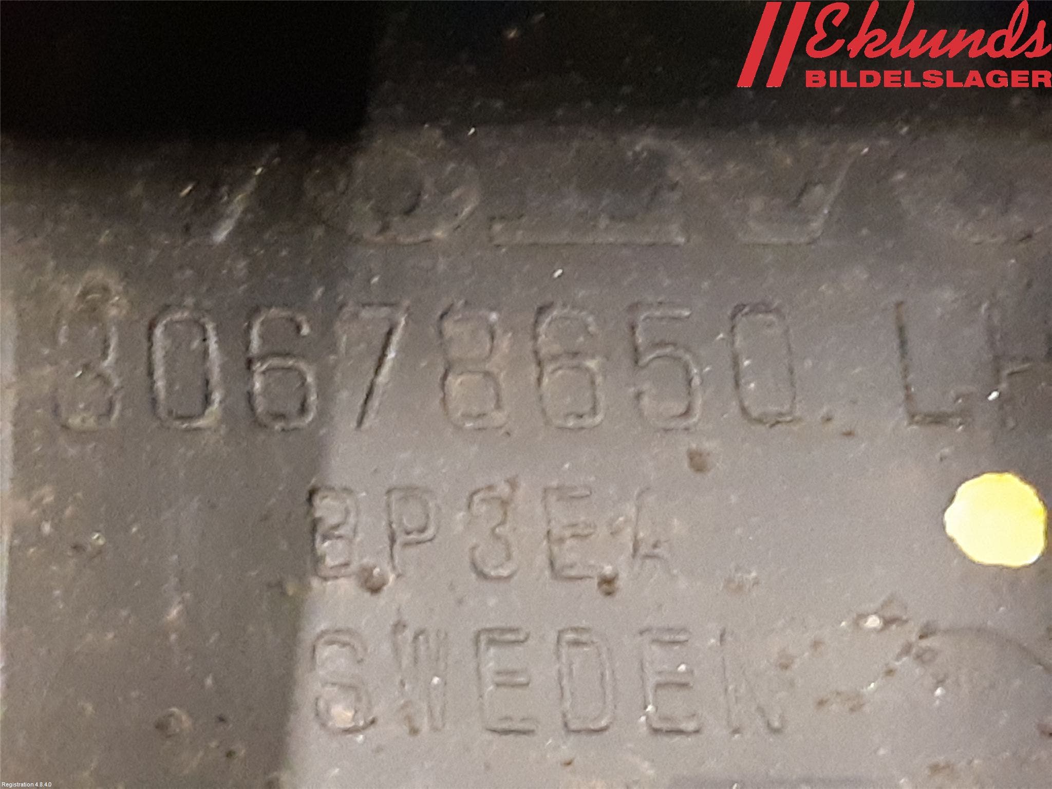 Volvo V70 14-16 Stötfångarfäste Bak Vä