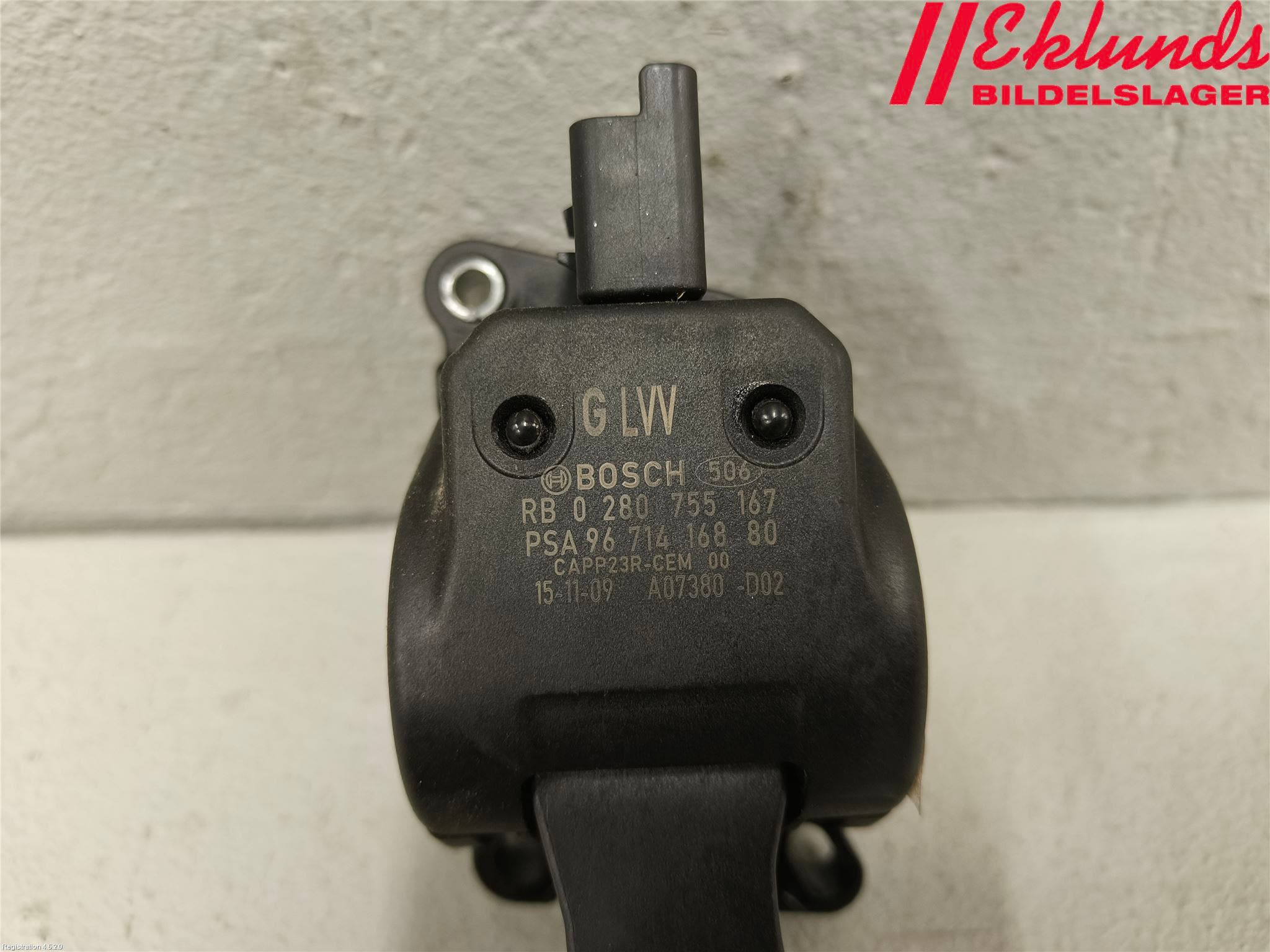 Citroen BERLINGO 08-18 Gaspedal