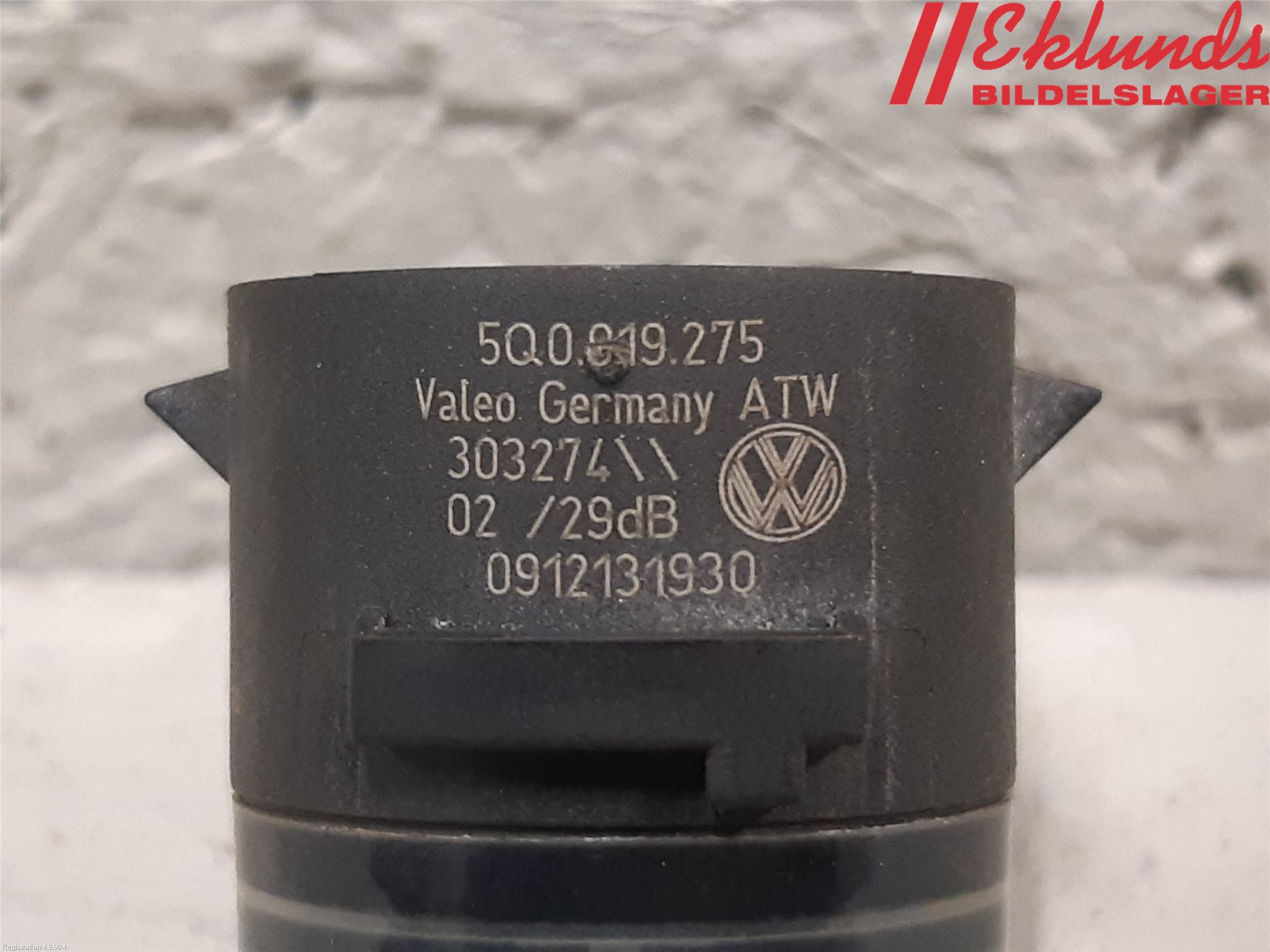 Volkswagen VW GOLF / E-GOLF VII 13-20 Parkeringshjälp Backsensor