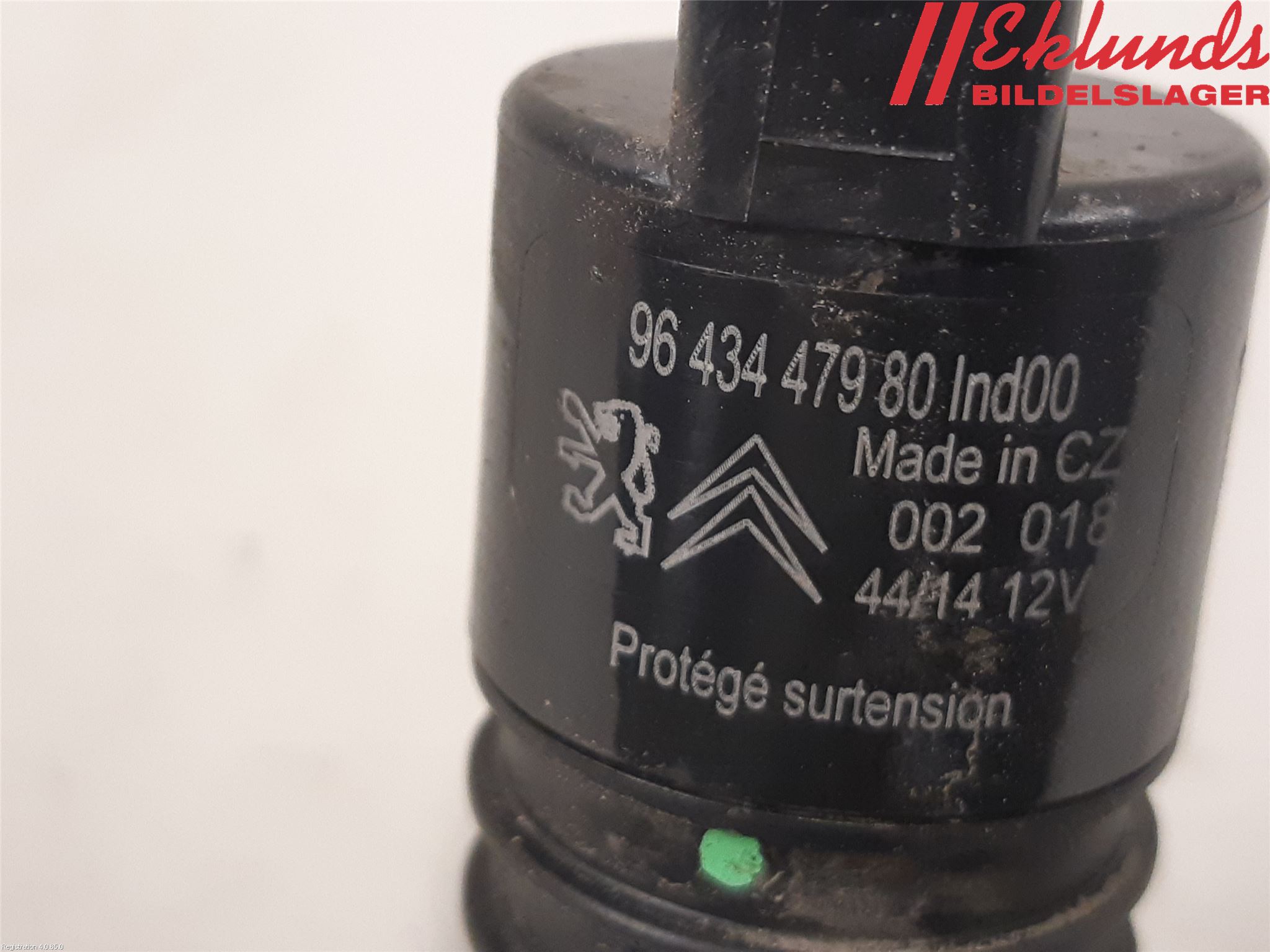 Citroen C4 CACTUS 14-20 Spolarpump Vindruta