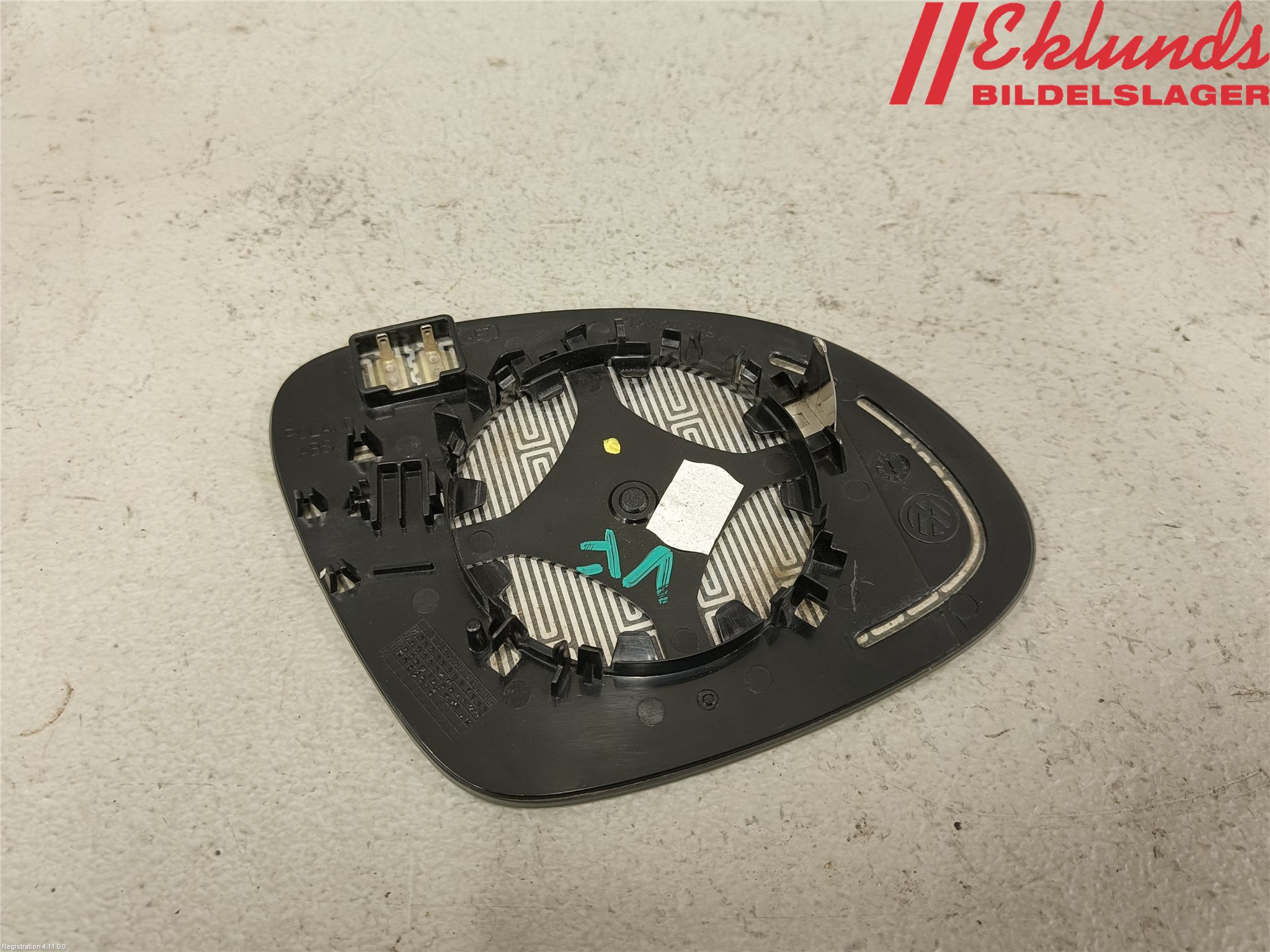 Volkswagen VW TIGUAN 07-16 Spegelglas Vä