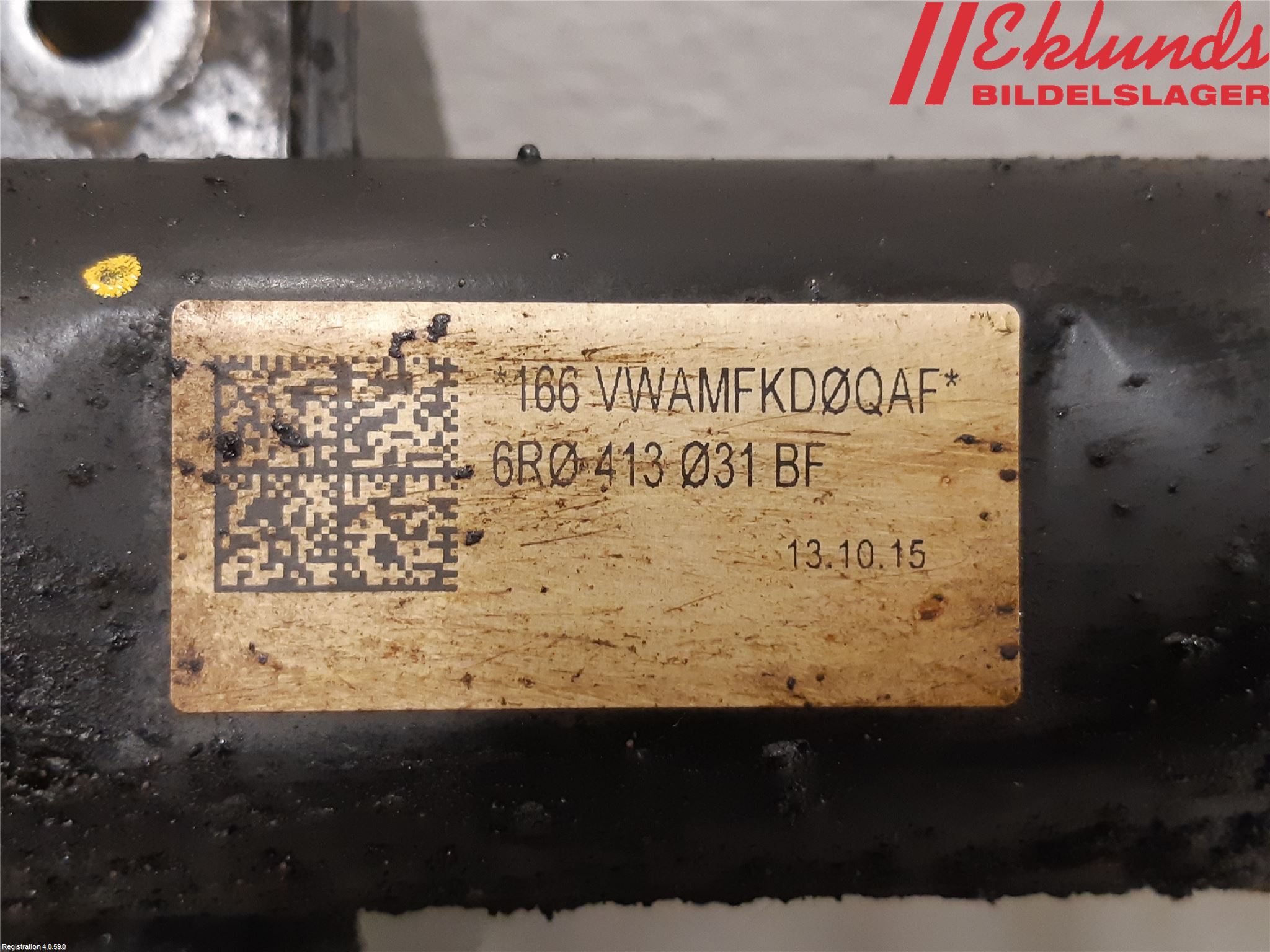 Skoda RAPID Fjäderben Fram Höger