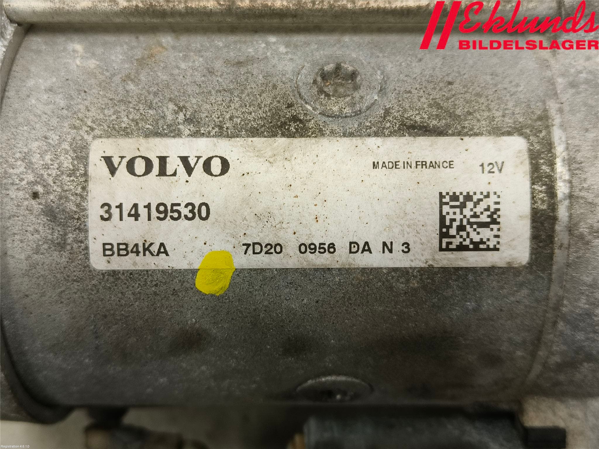 Volvo V70 14-16 Startmotor Diesel