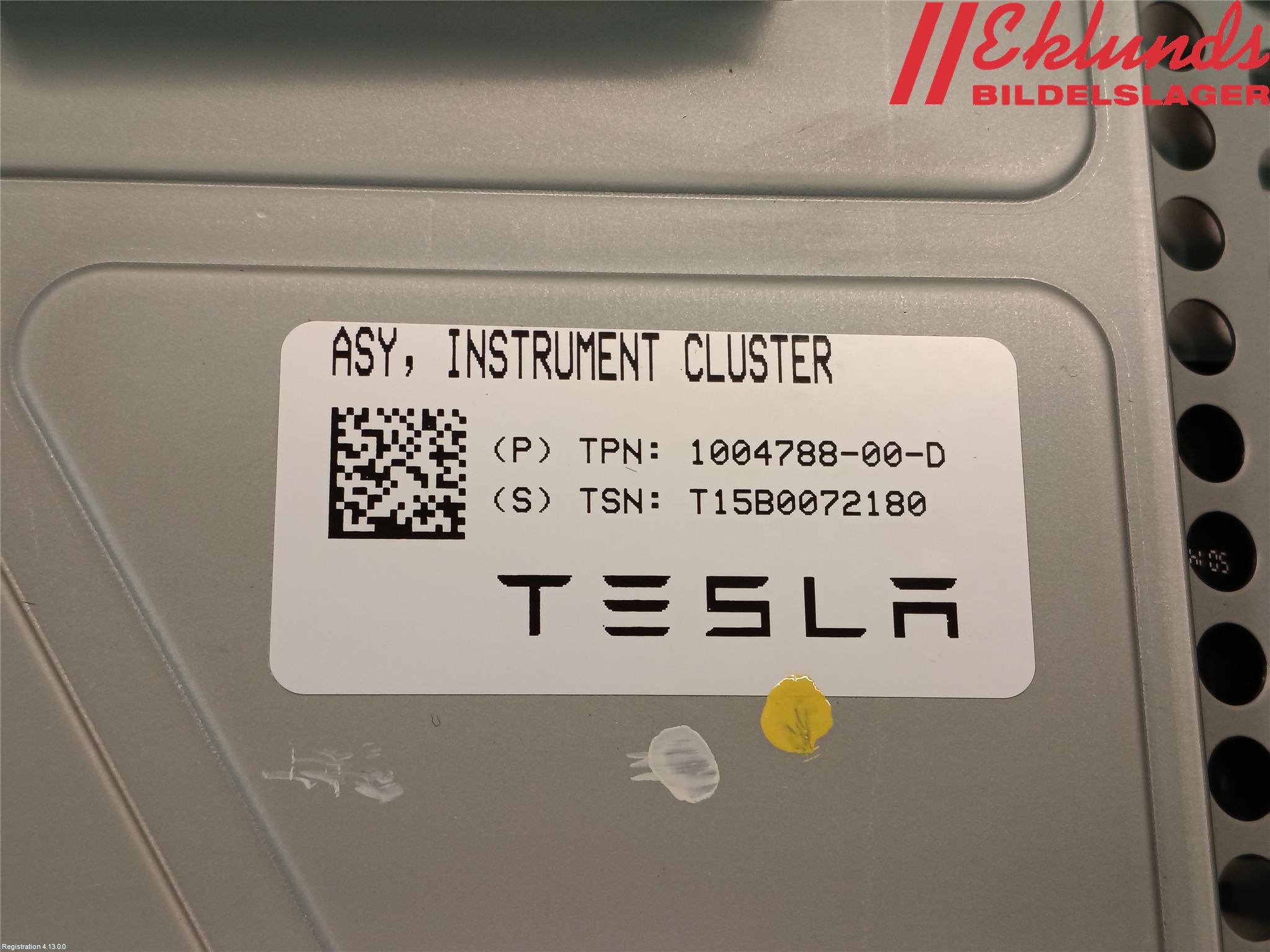 Tesla MODEL S 13- Instrument Komb