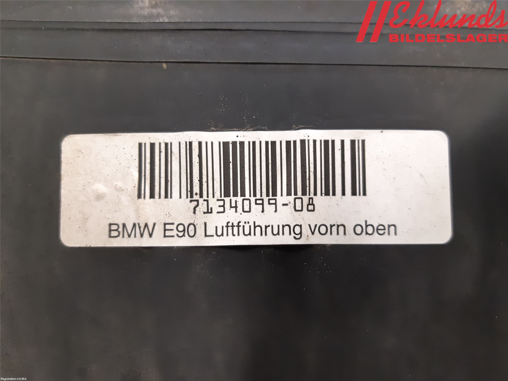 BMW 3 E90/91 SED/TOU 05-12 Deflektor Plåt-Plast Kylning