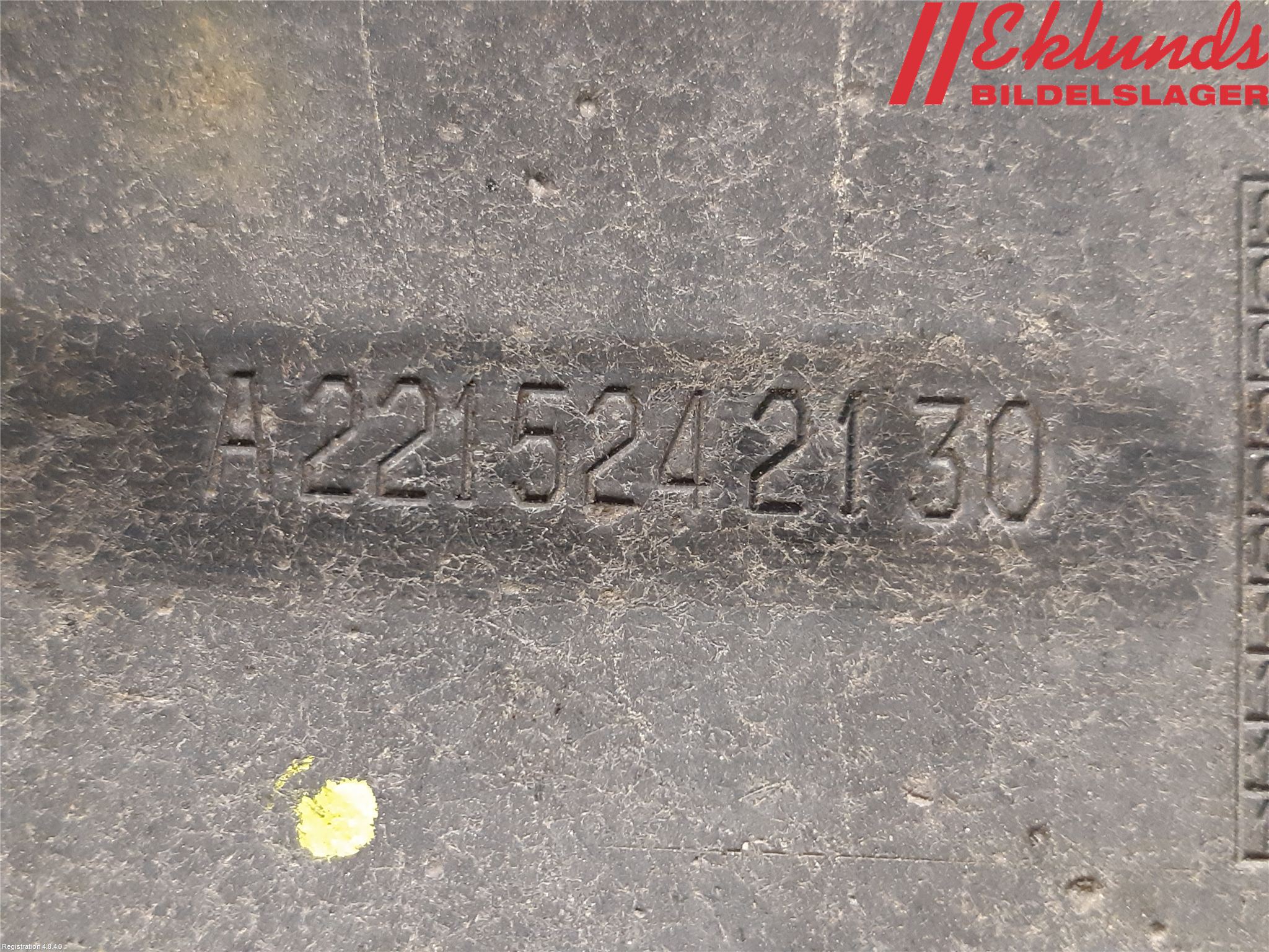 Mercedes-Benz MB S-KLASS (W221) 05-13 Hasplåt Plåt-Plast