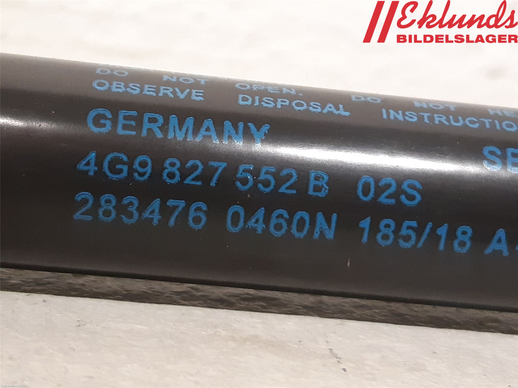 Audi A6/S6 4G 11-18 Gasfjäder Baklucka