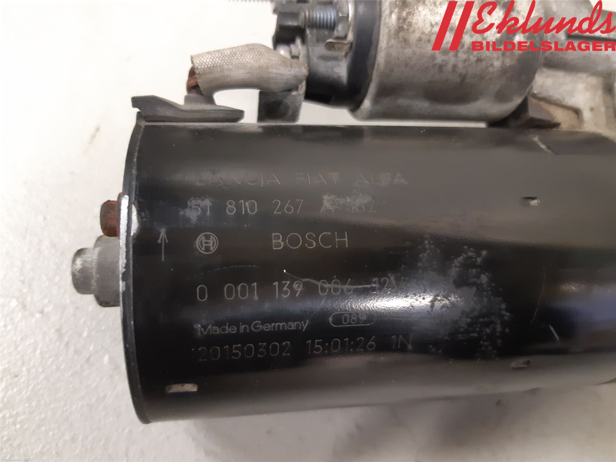 Fiat 500X 15- Startmotor Diesel