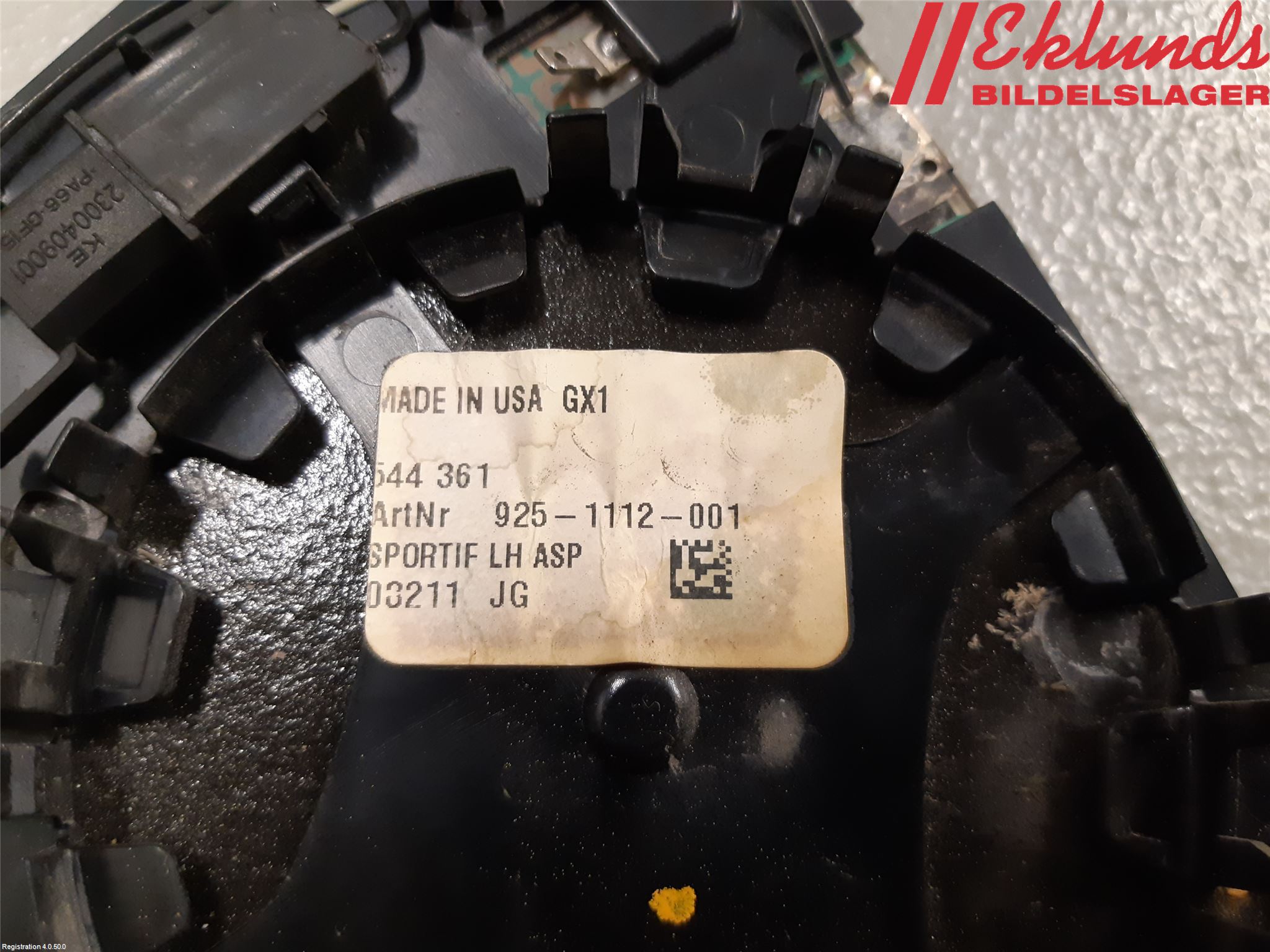 Volkswagen VW PASSAT 11-14 Spegelglas Vä
