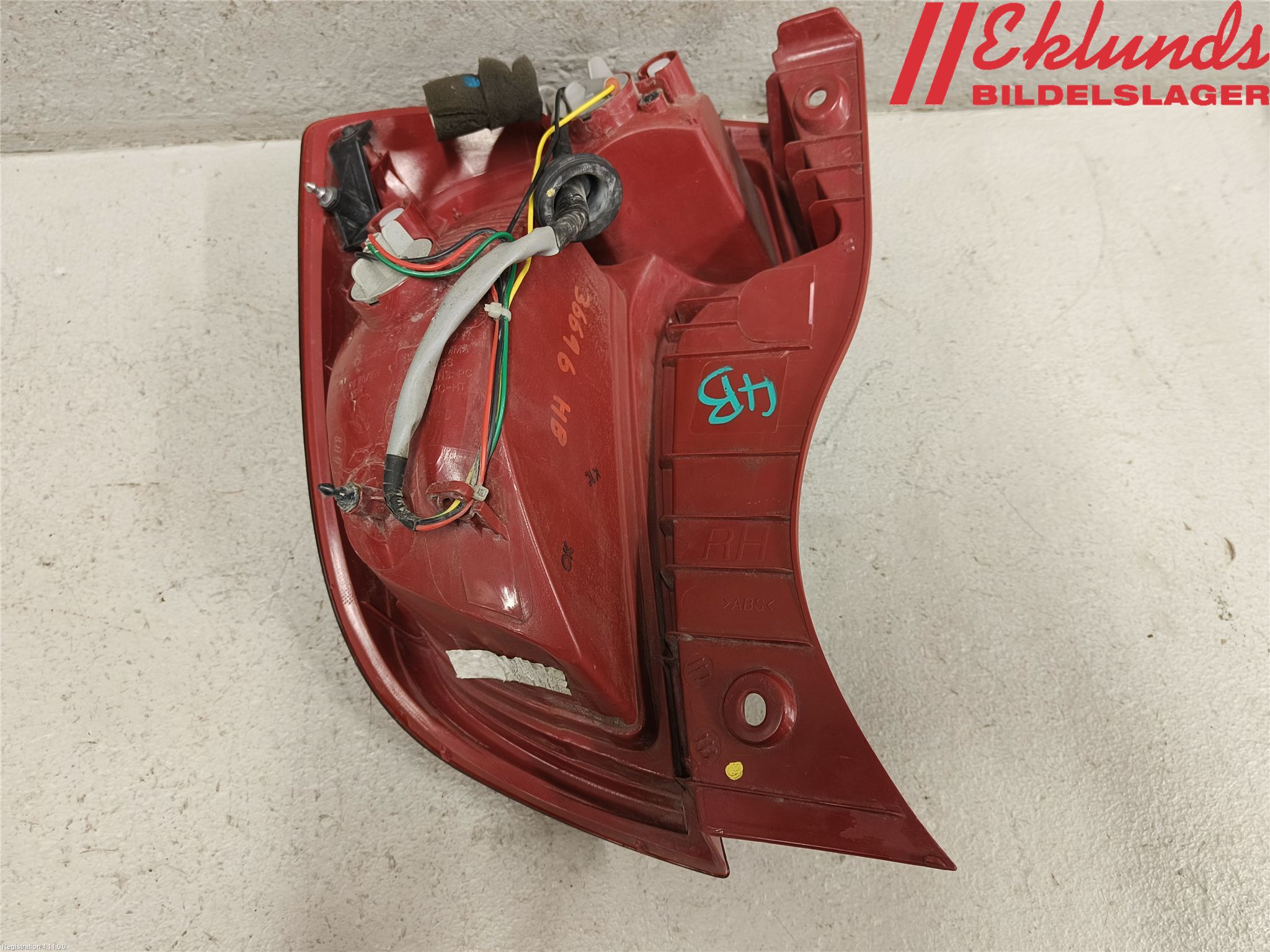 Kia PICANTO 12-17 Bakljus Höger