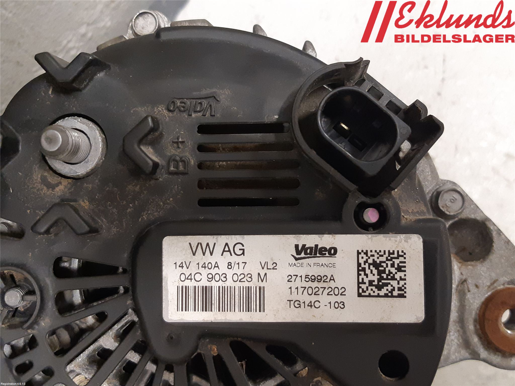 Audi A3/S3 8V 13-20 Generator
