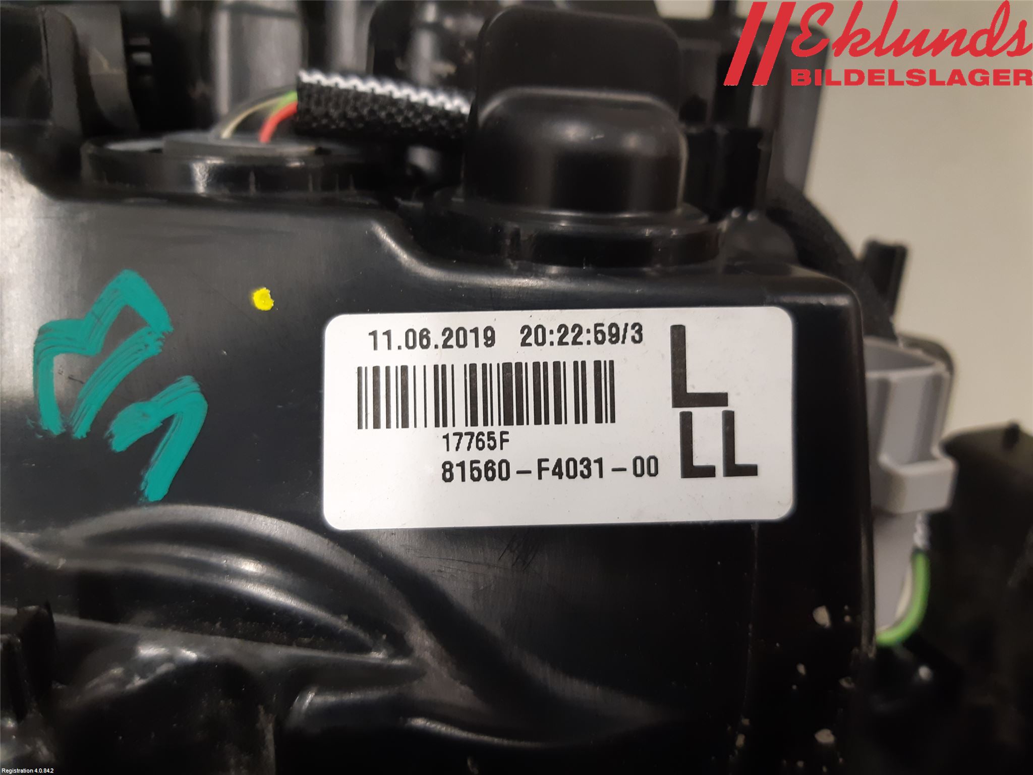 Toyota C-HR 16-23 Bakljus Vänster