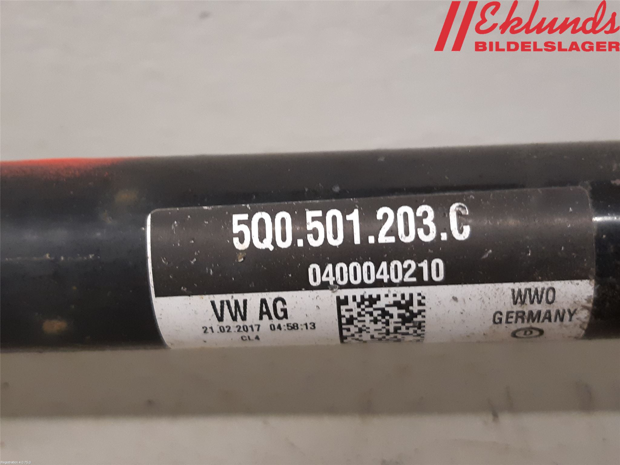 Seat ATECA 16->> Drivaxel Bak Vänster