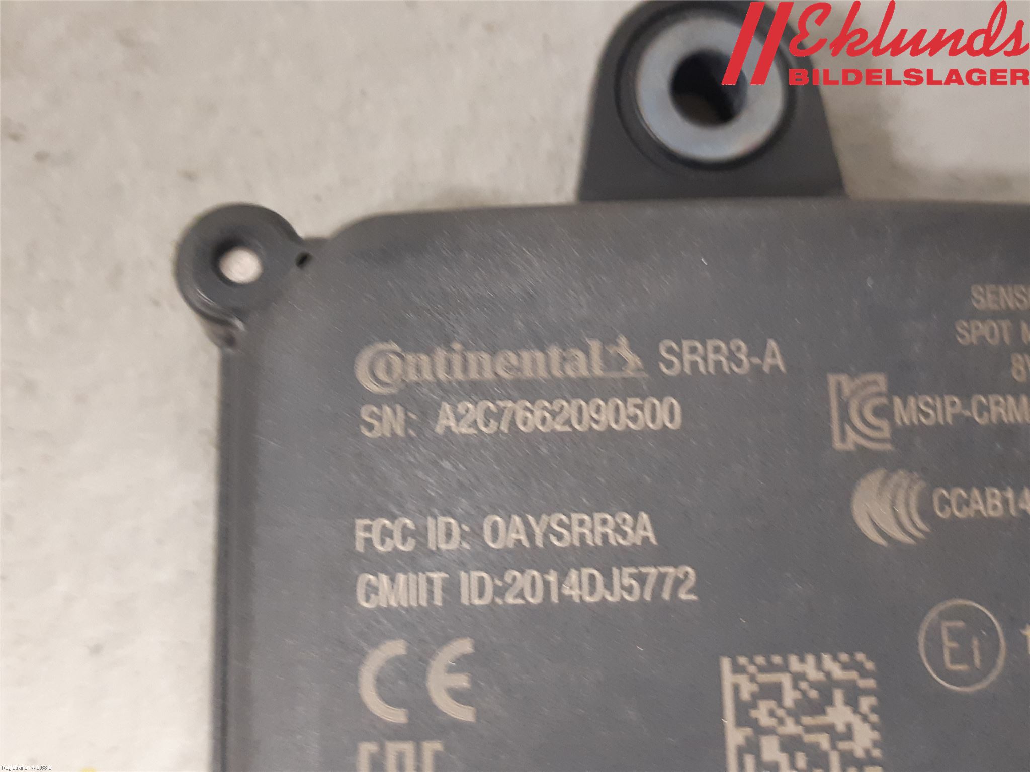 Mazda CX-30 20- Sensor Aktivt Kollisionsskydd