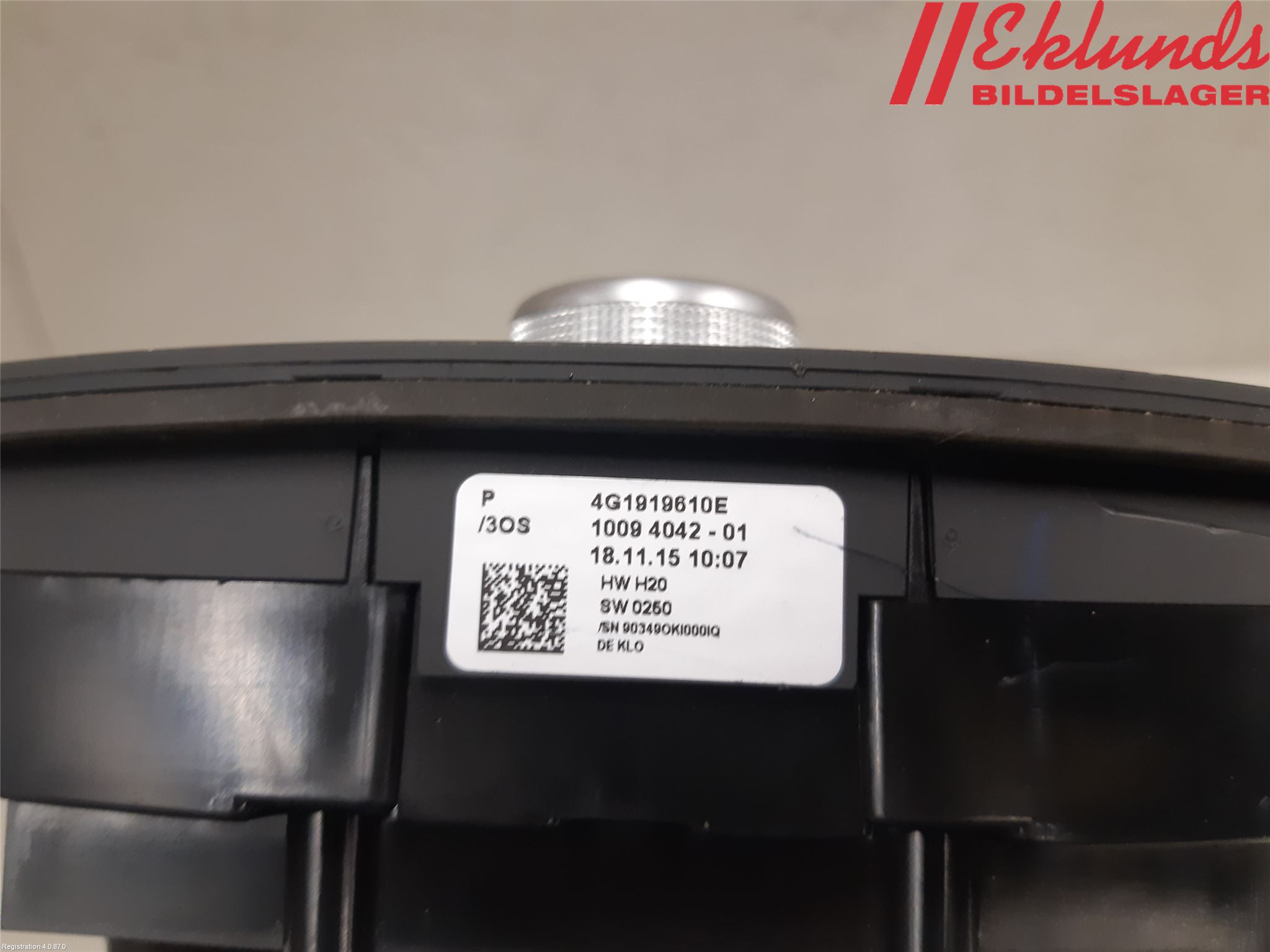 Audi A6/S6 4G 11-18 Strömställare Multifunktion