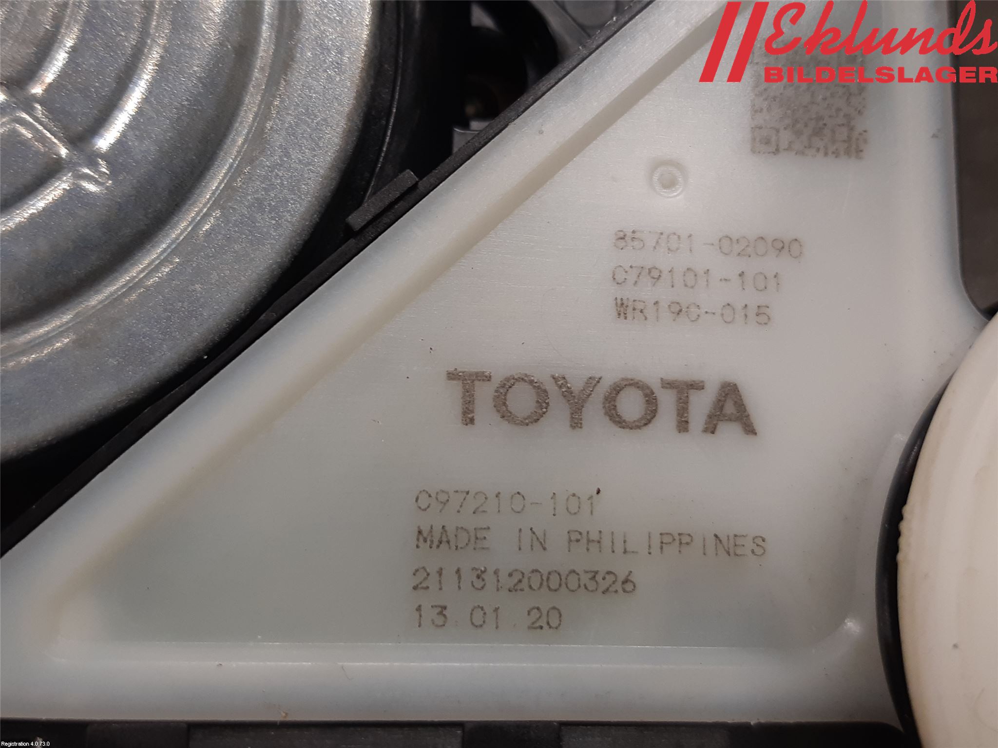 Toyota COROLLA 19- Fönsterhiss El Kompl