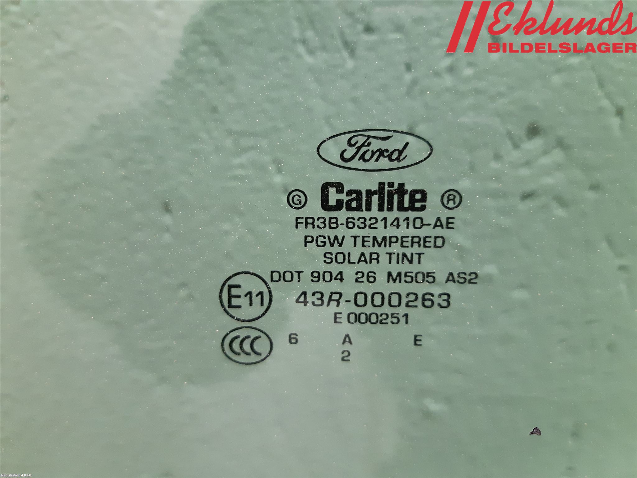 Ford MUSTANG VI 15-22 Dörruta 2D Höger