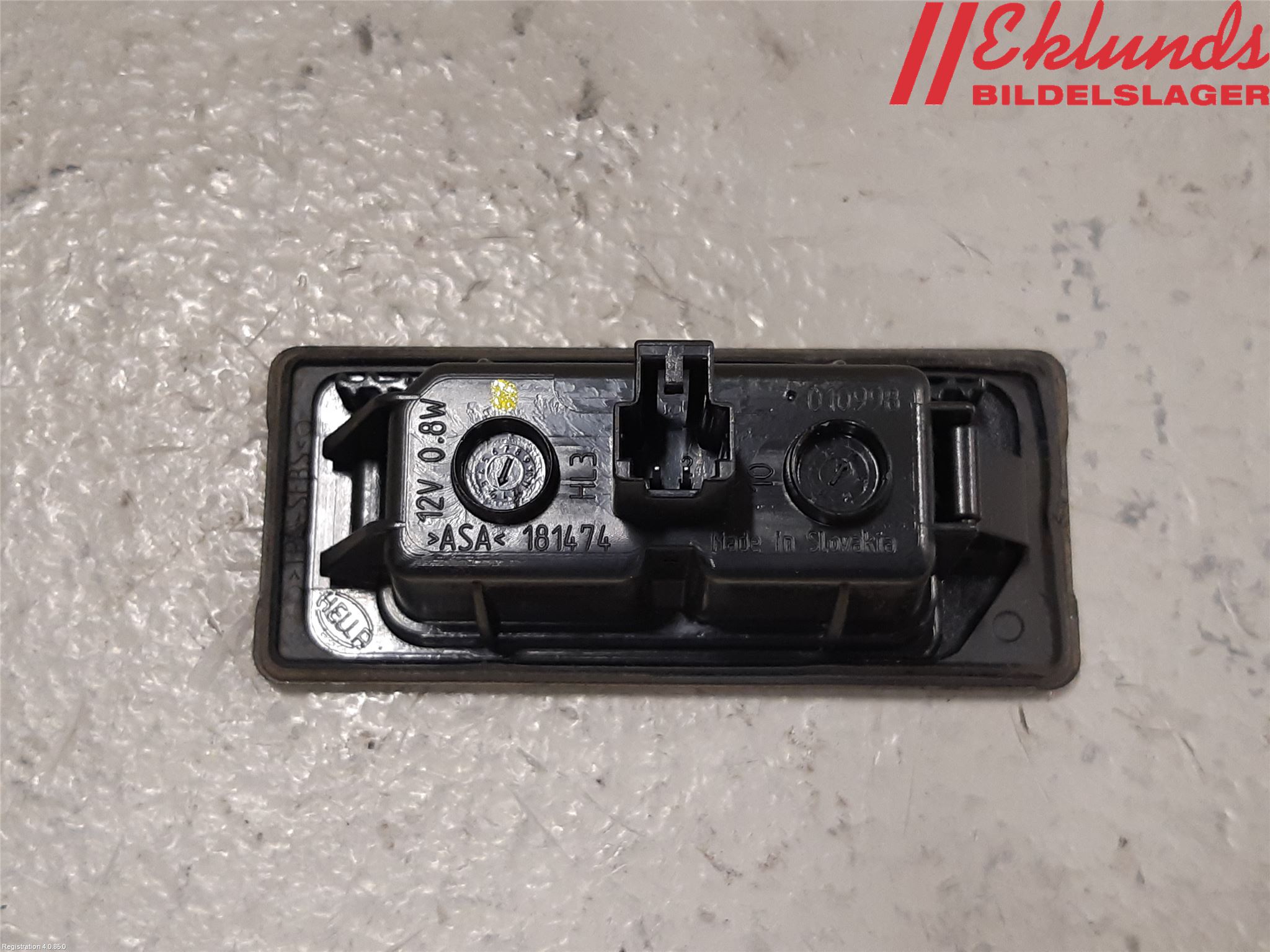 Audi A4 12-15 Skylt Belysning