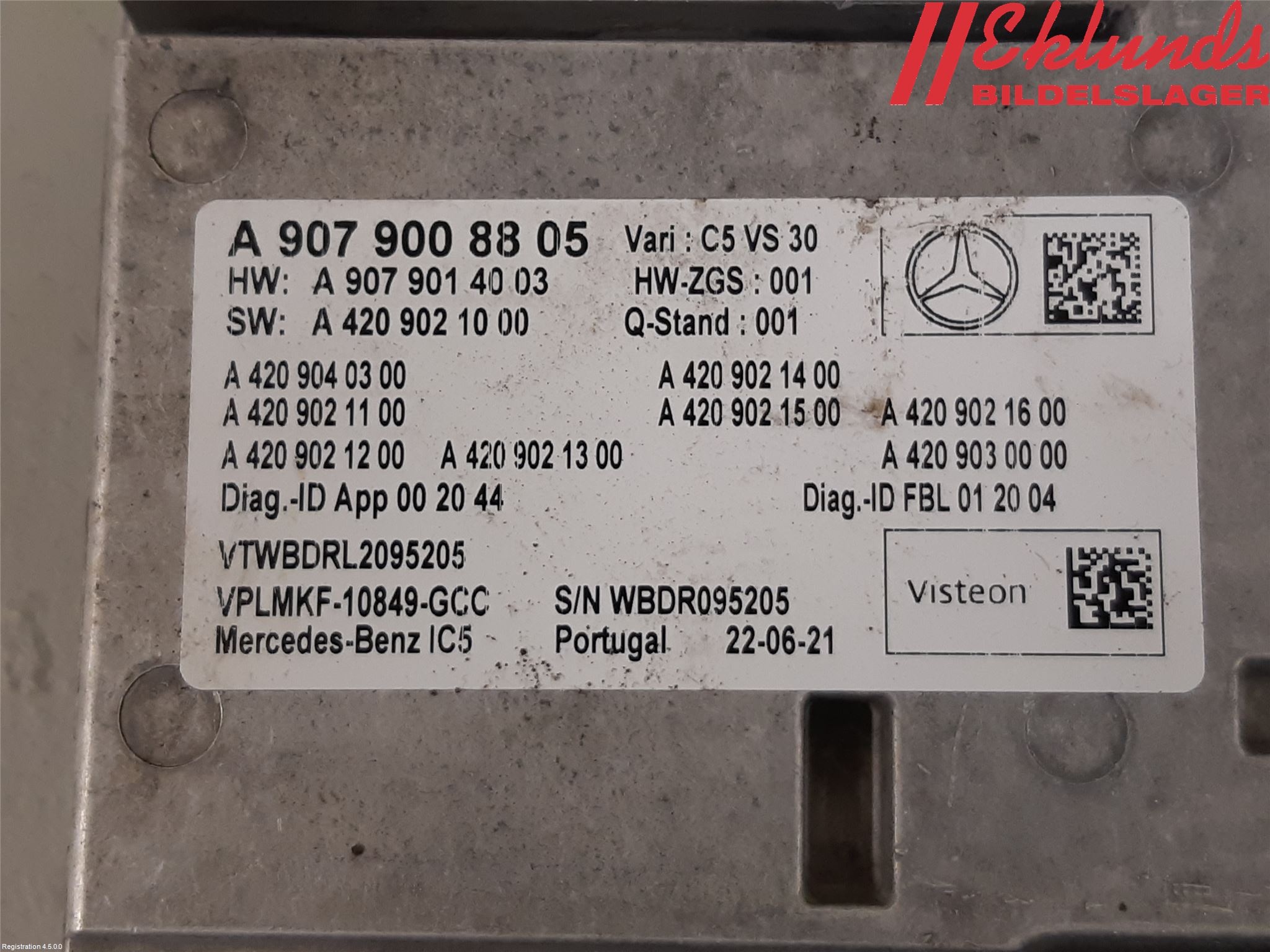 Mercedes-Benz MB SPRINTER (W907/W910) 19- Cd Radio - Multimediapanel