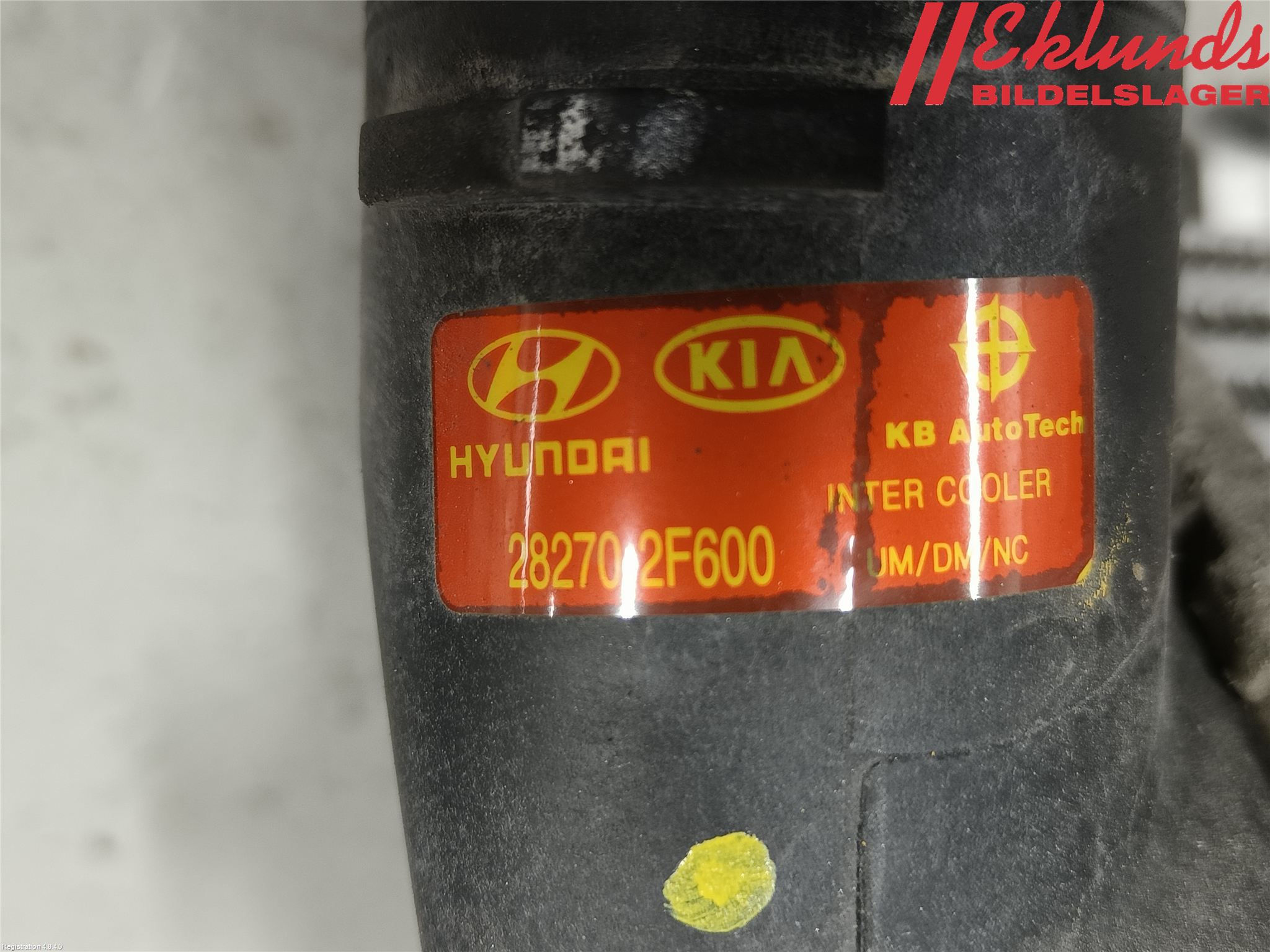 Hyundai SANTA FE 13-18 Laddluft-Intercooler Kyl