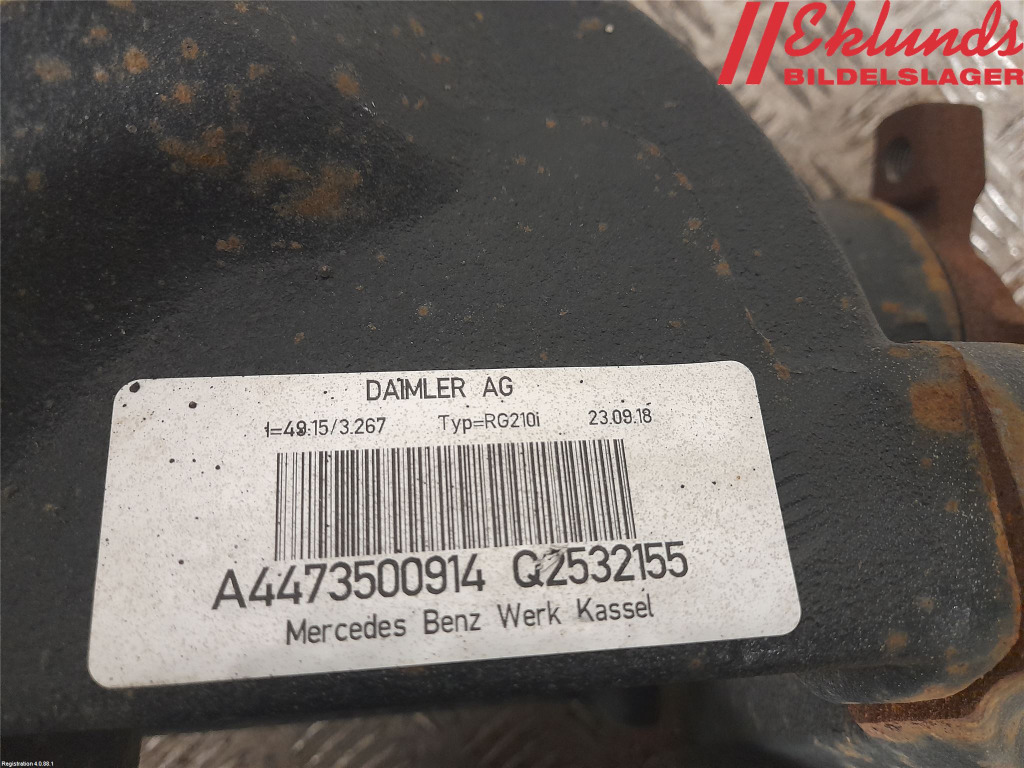 Mercedes-Benz MB VITO/V-KLASS (W640,W447,W448) 14- Bakväxel-Diff