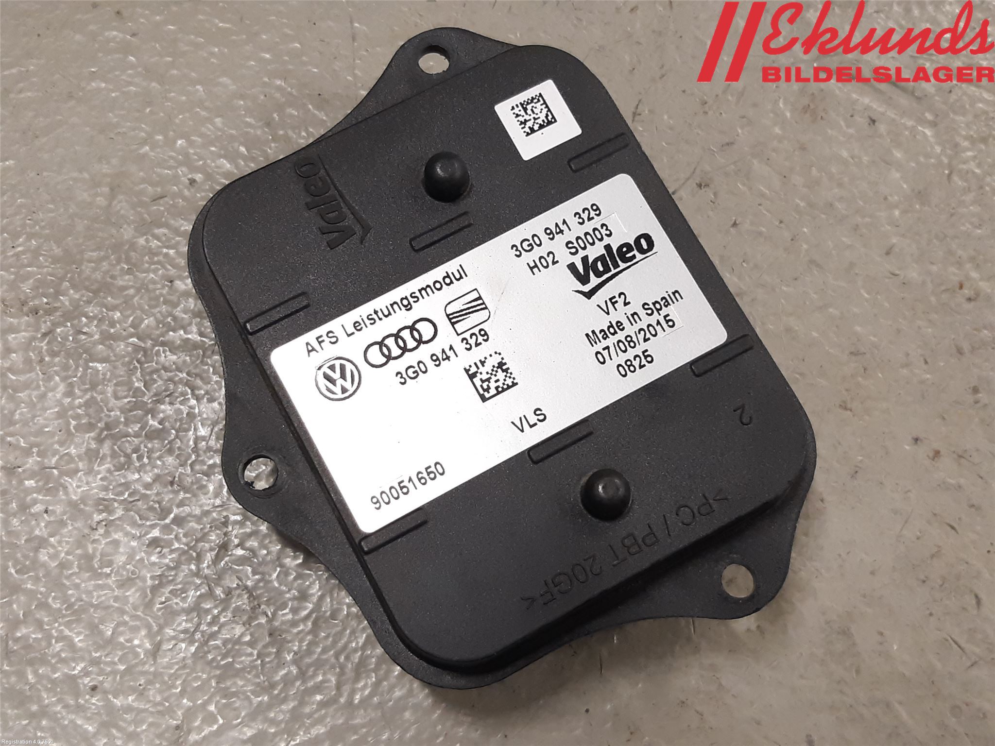 Volkswagen VW PASSAT 15-19 Styrenhet Strålkastare