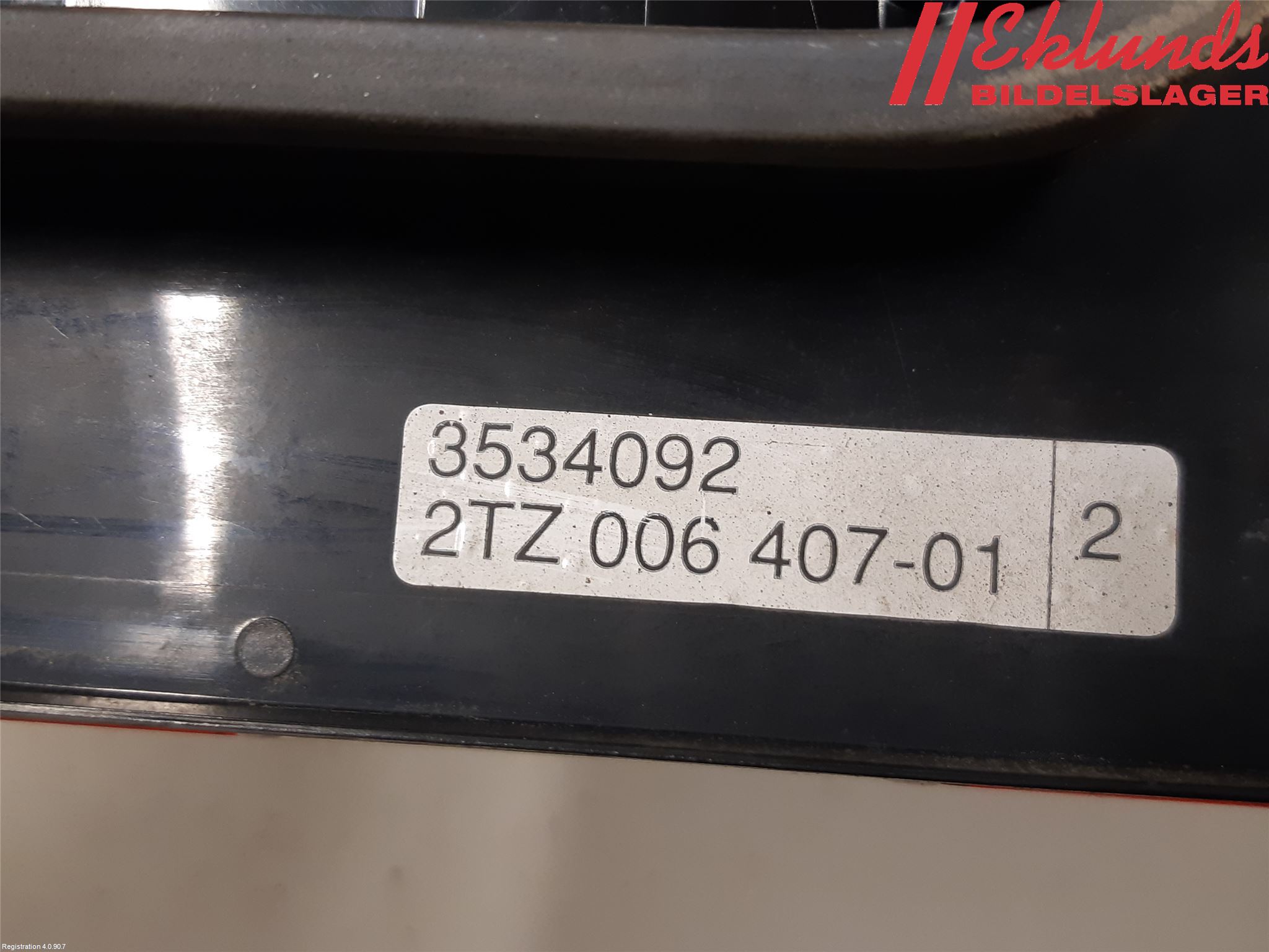 Volvo 940 91-98 Bakljus Lucka Vä