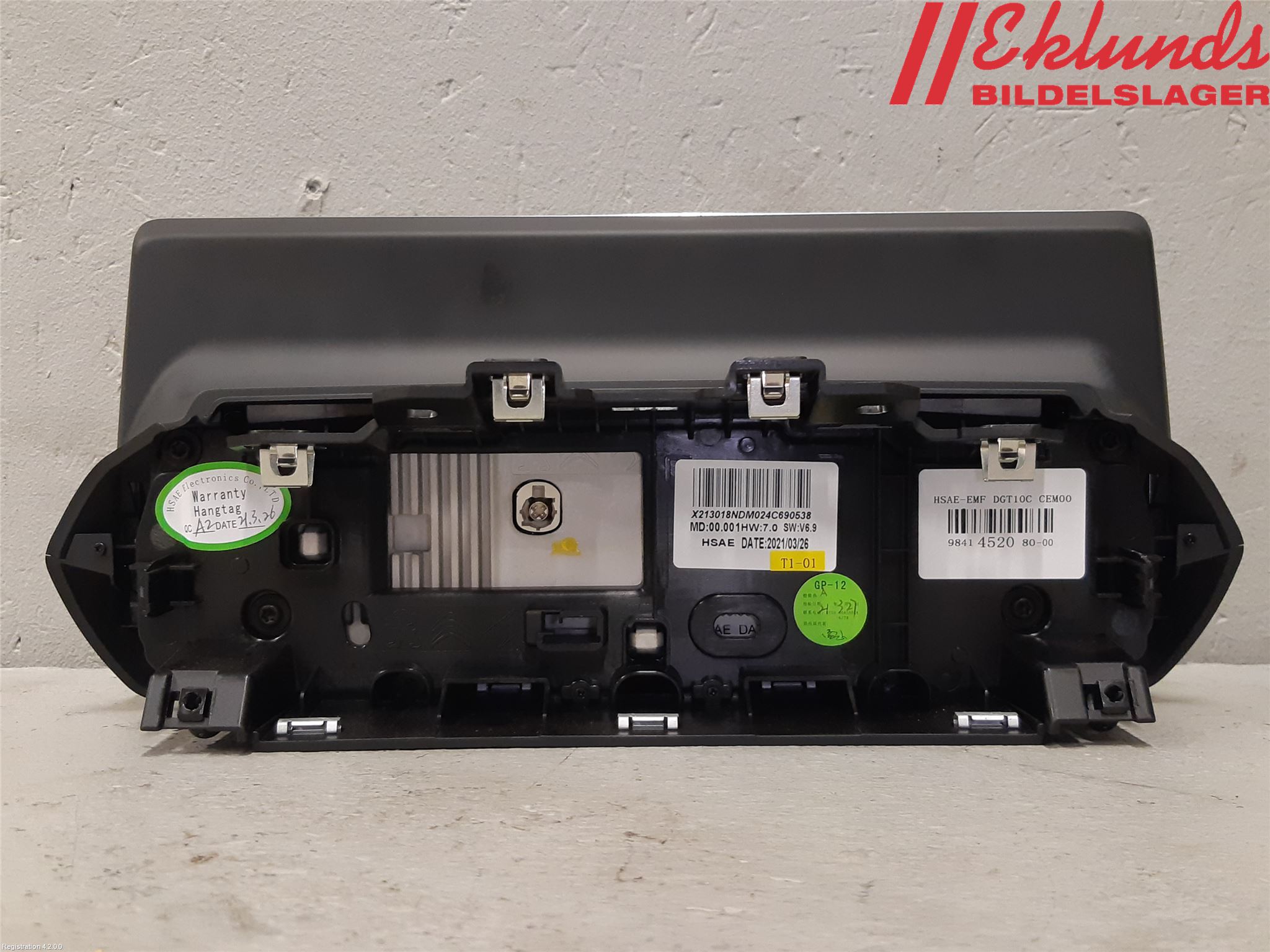 Peugeot 2008/E-2008 20- Multifunktionsdisplay