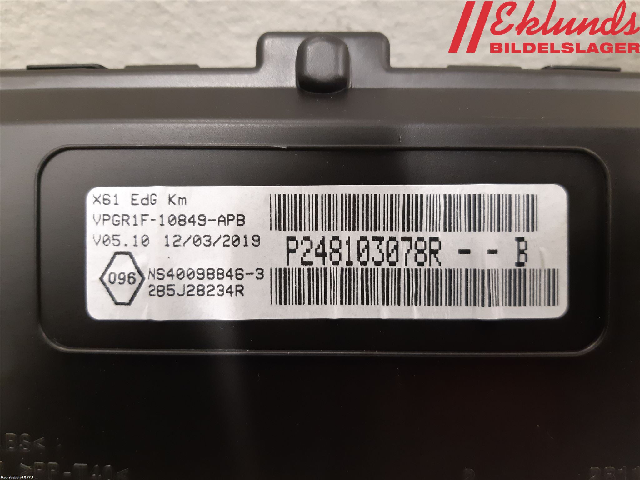 Renault KANGOO II 15-21 Instrument Komb