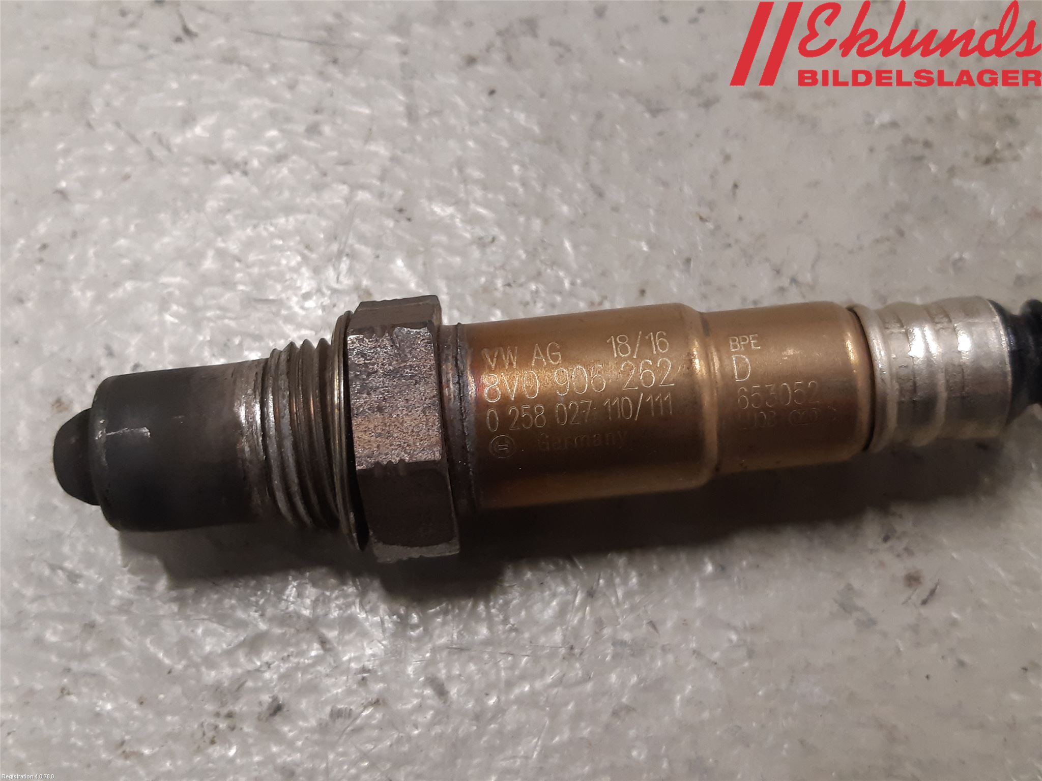 Volkswagen VW GOLF / E-GOLF VII 13-20 Injlambdasond