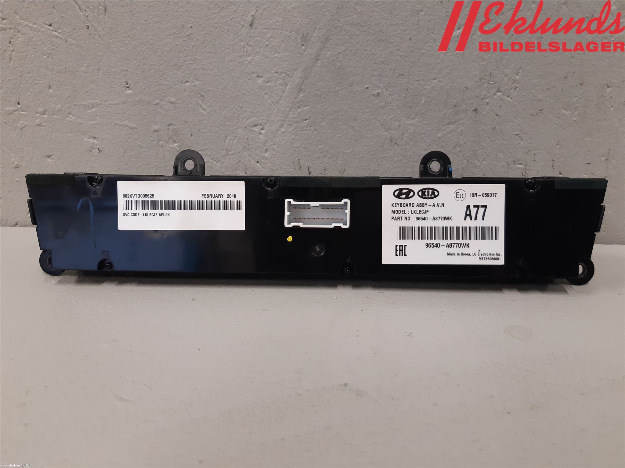 Kia OPTIMA 16-20 Cd Radio - Multimediapanel