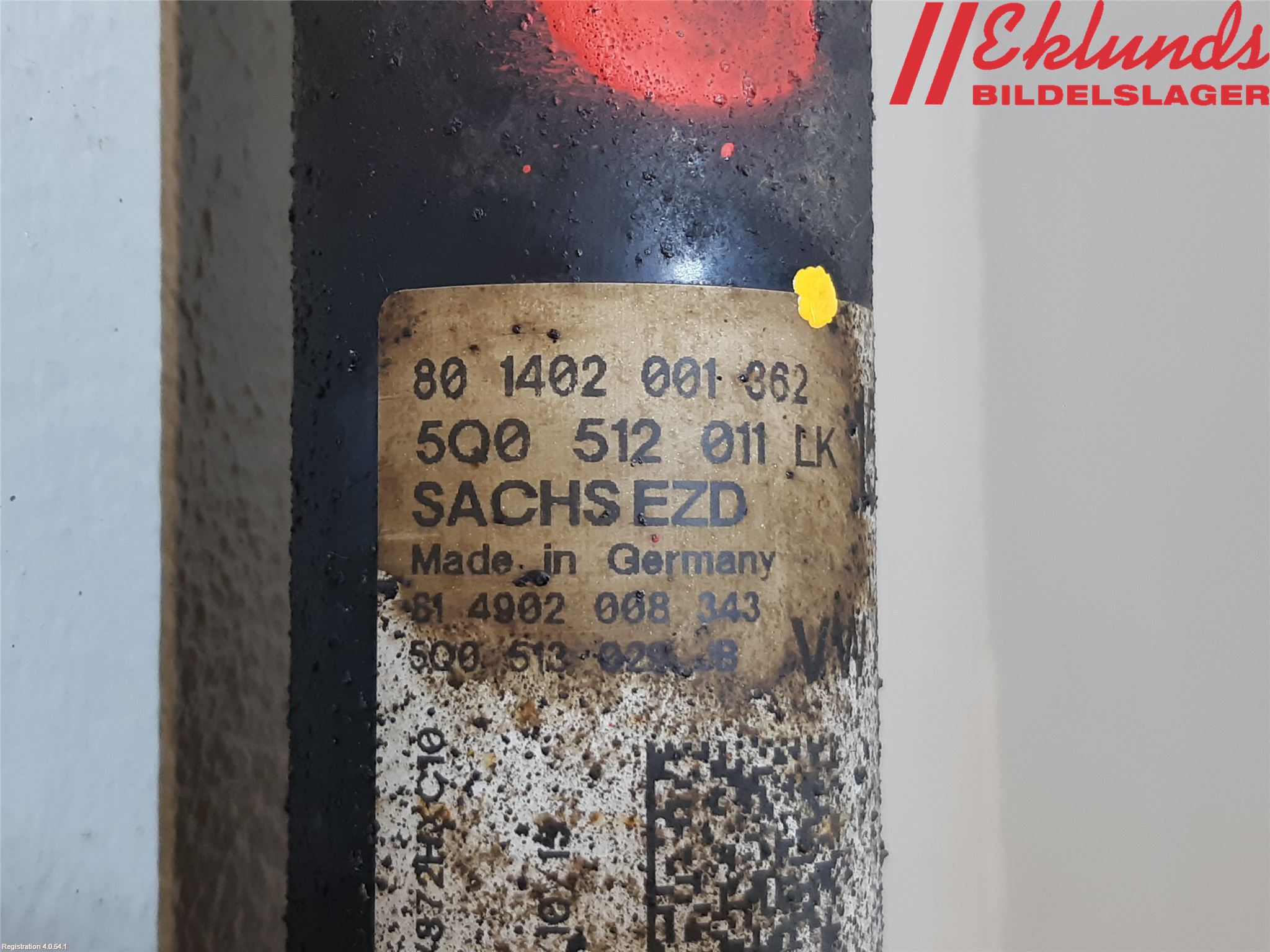 Volkswagen VW GOLF / E-GOLF VII 13-20 Stötdämpare Bak