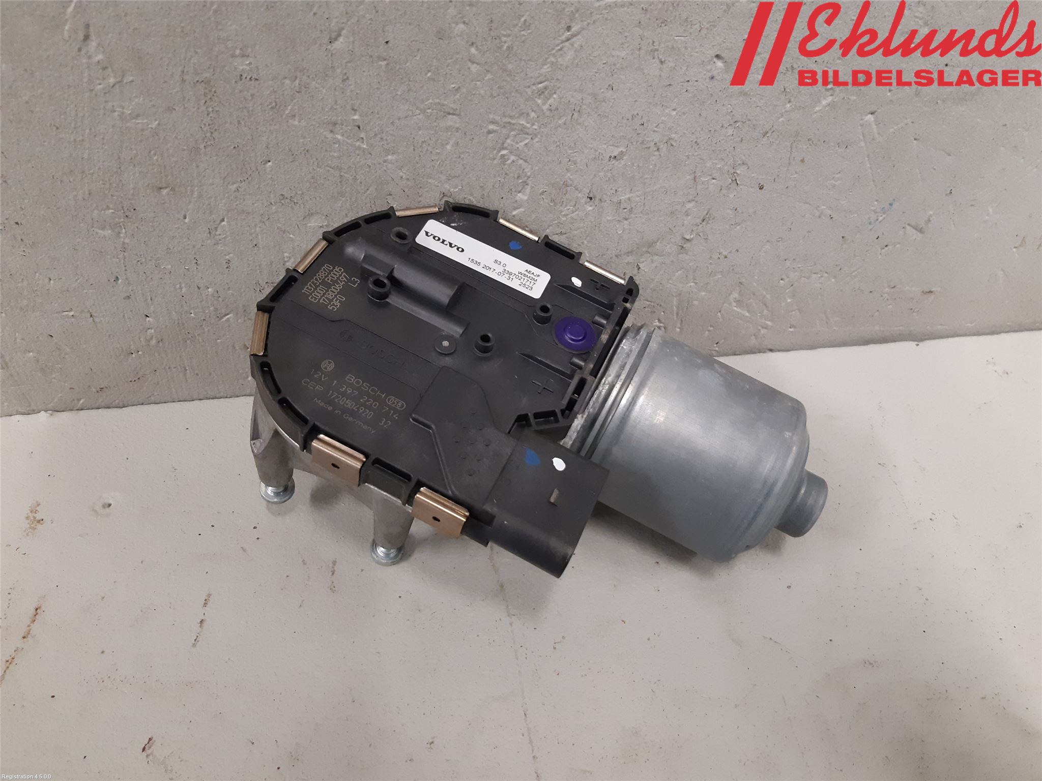 Volvo S90 17->> Torkarmotor Vindruta