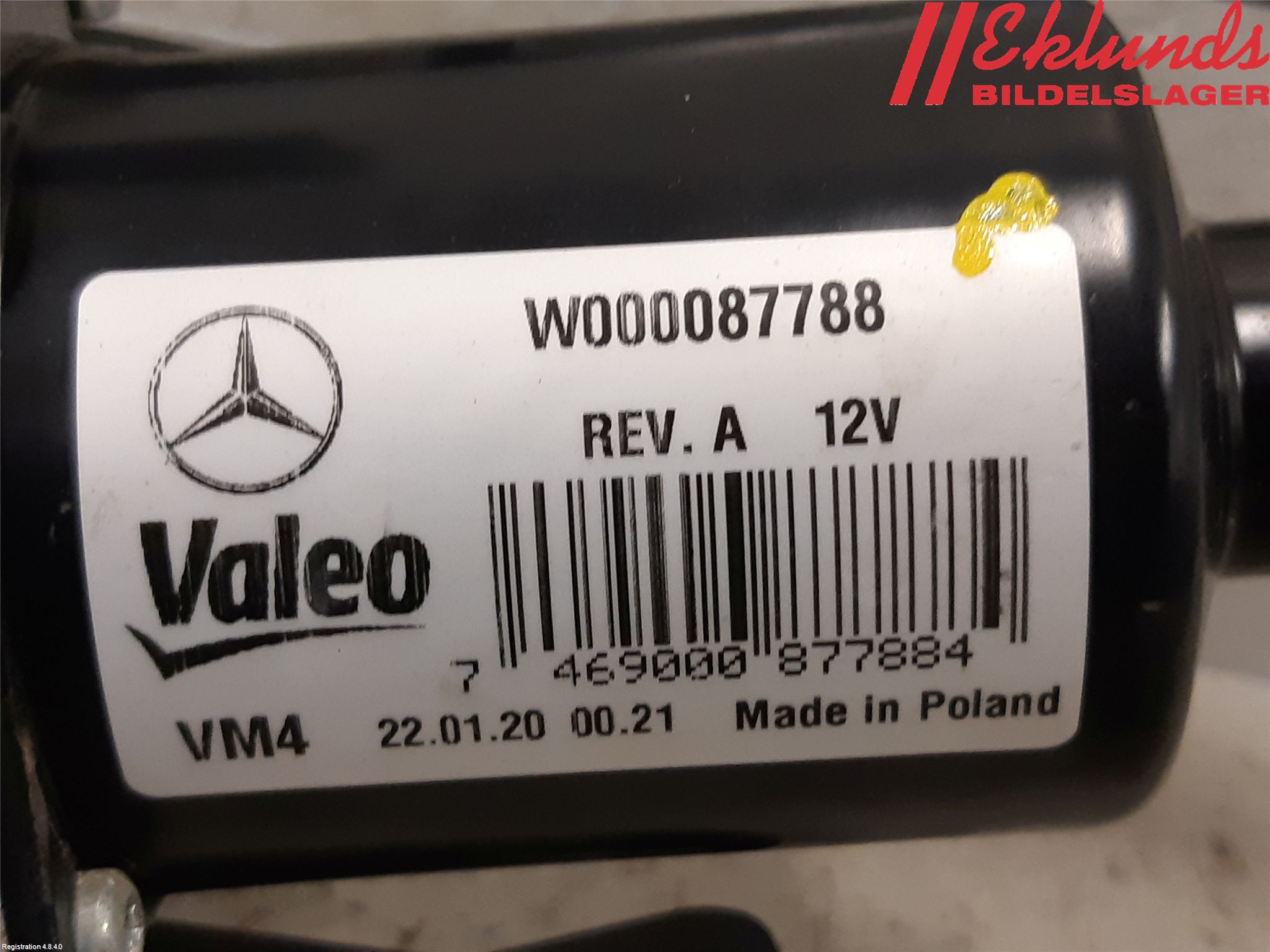 Mercedes-Benz MB SPRINTER (W907/W910) 19- Torkarmekanism Vindruta