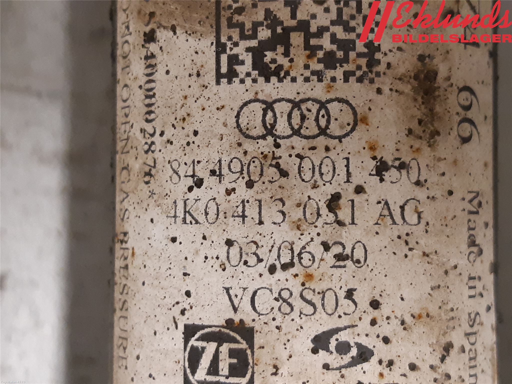 Audi A6 F2/C8 19- Fjäderben Fram Vänster