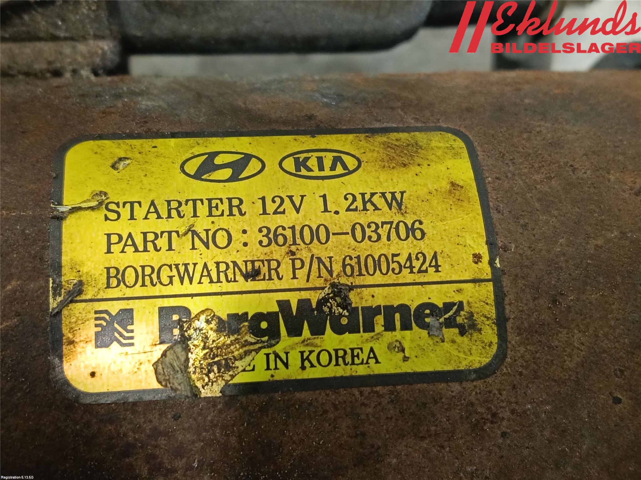 Kia CEED/CEED SW 19- Startmotor
