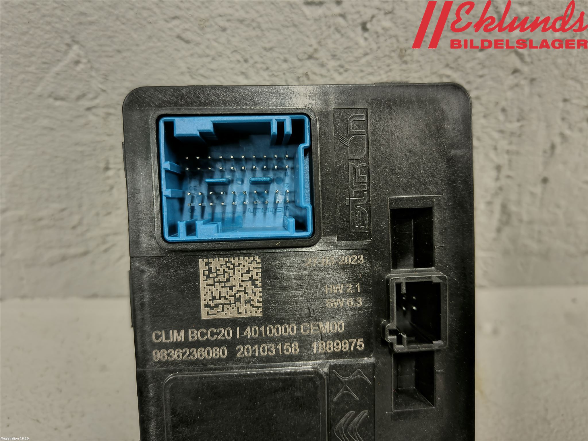 Peugeot 2008/E-2008 20- Styrenhet Övrigt