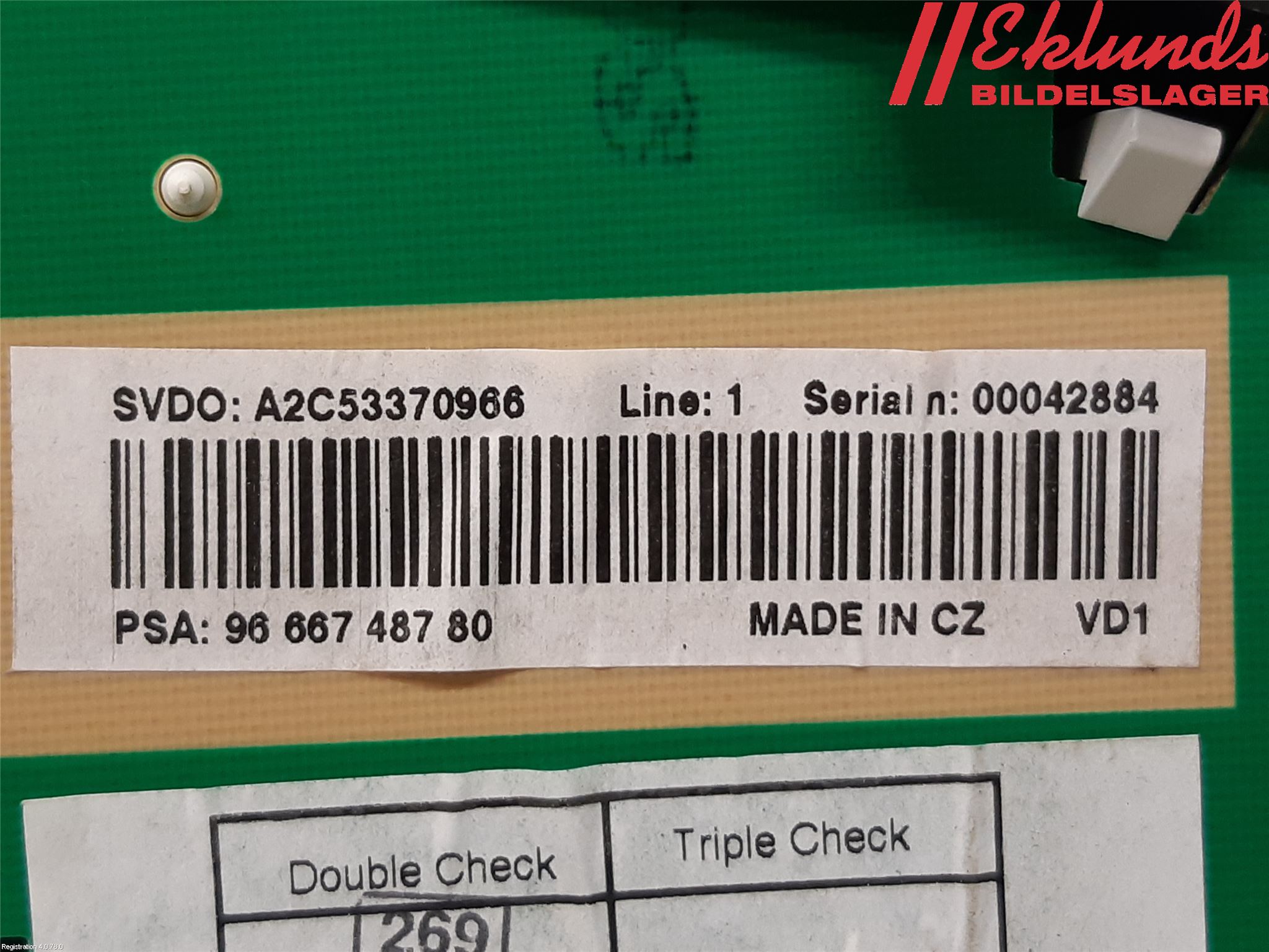 Peugeot 207 Instrument Komb