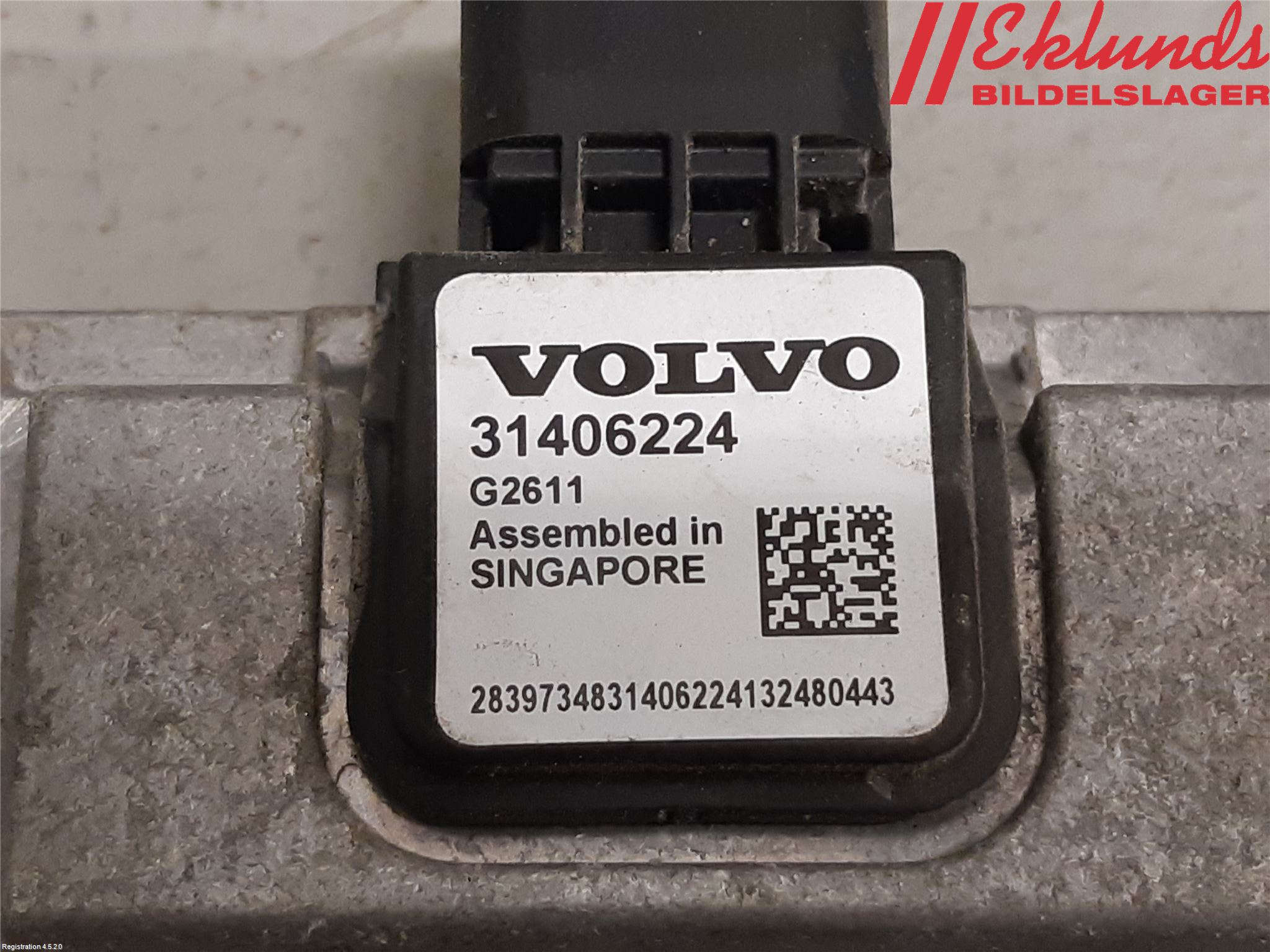 Volvo S60 14-18 Sensor Aktivt Kollisionsskydd