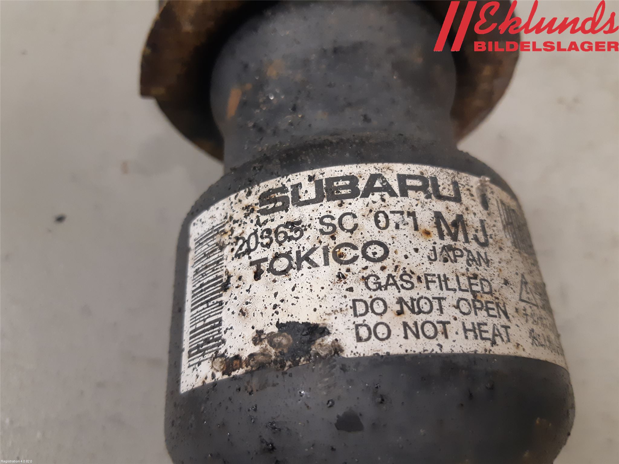 Subaru FORESTER SH  08-13 Fjäderben Bak Vänster