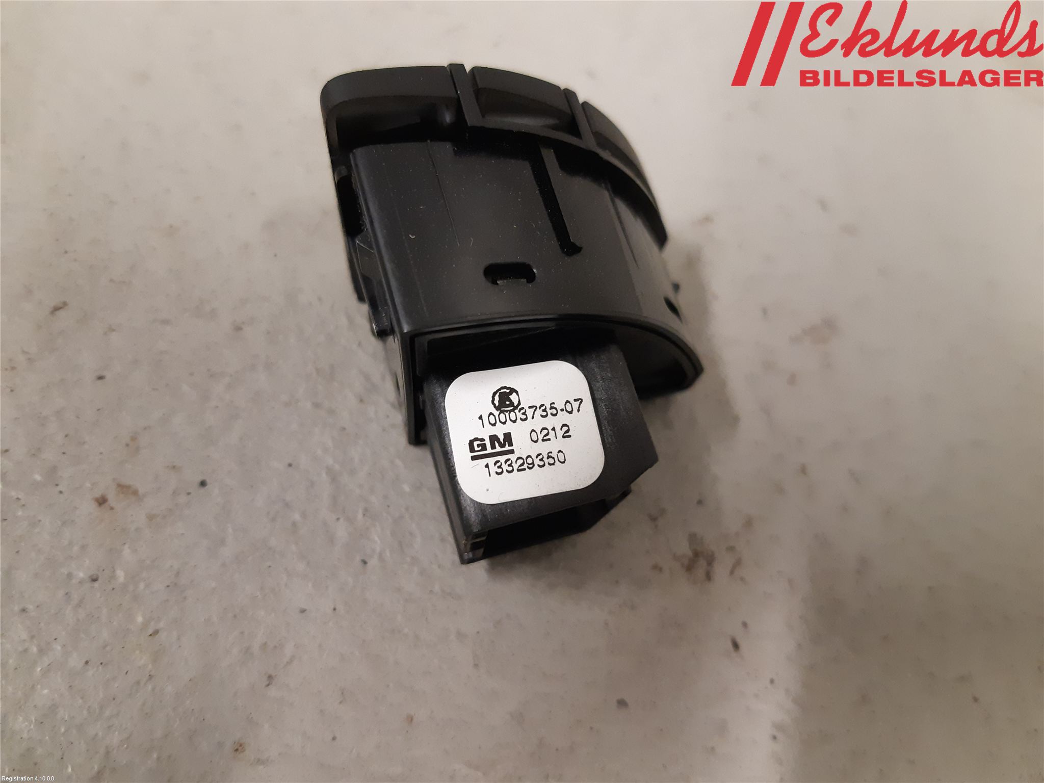 Saab 9-5 10-12 Strömställare Varnings