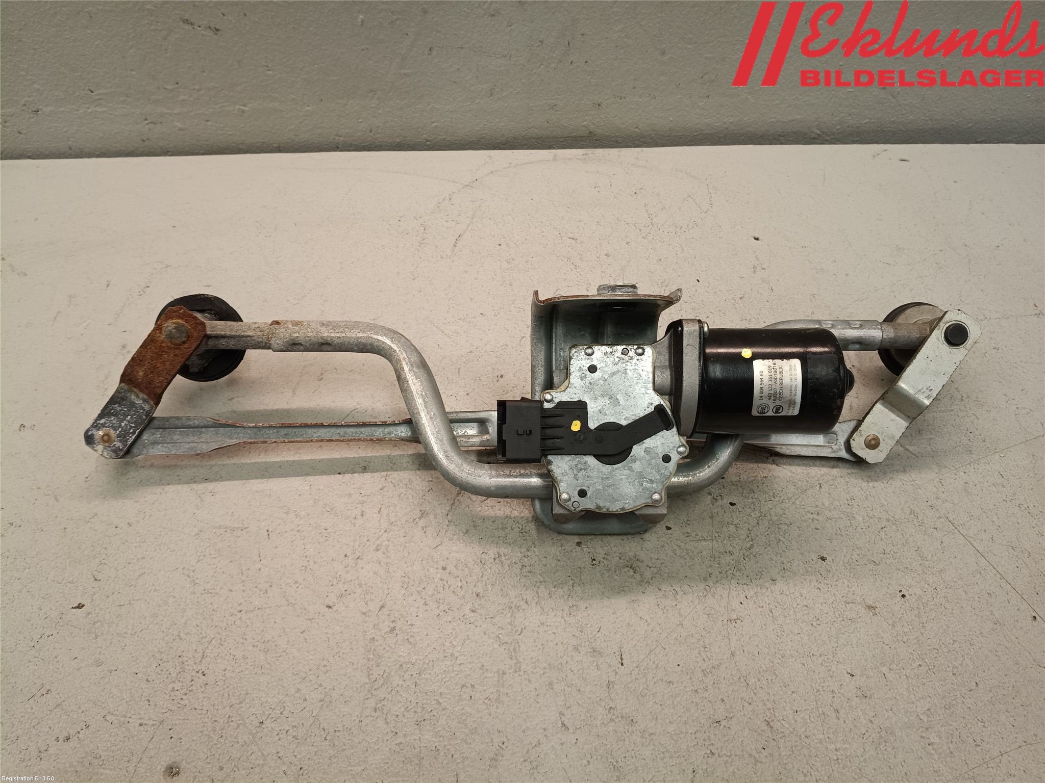 Citroen JUMPY 07-16 Torkarmotor Vindruta