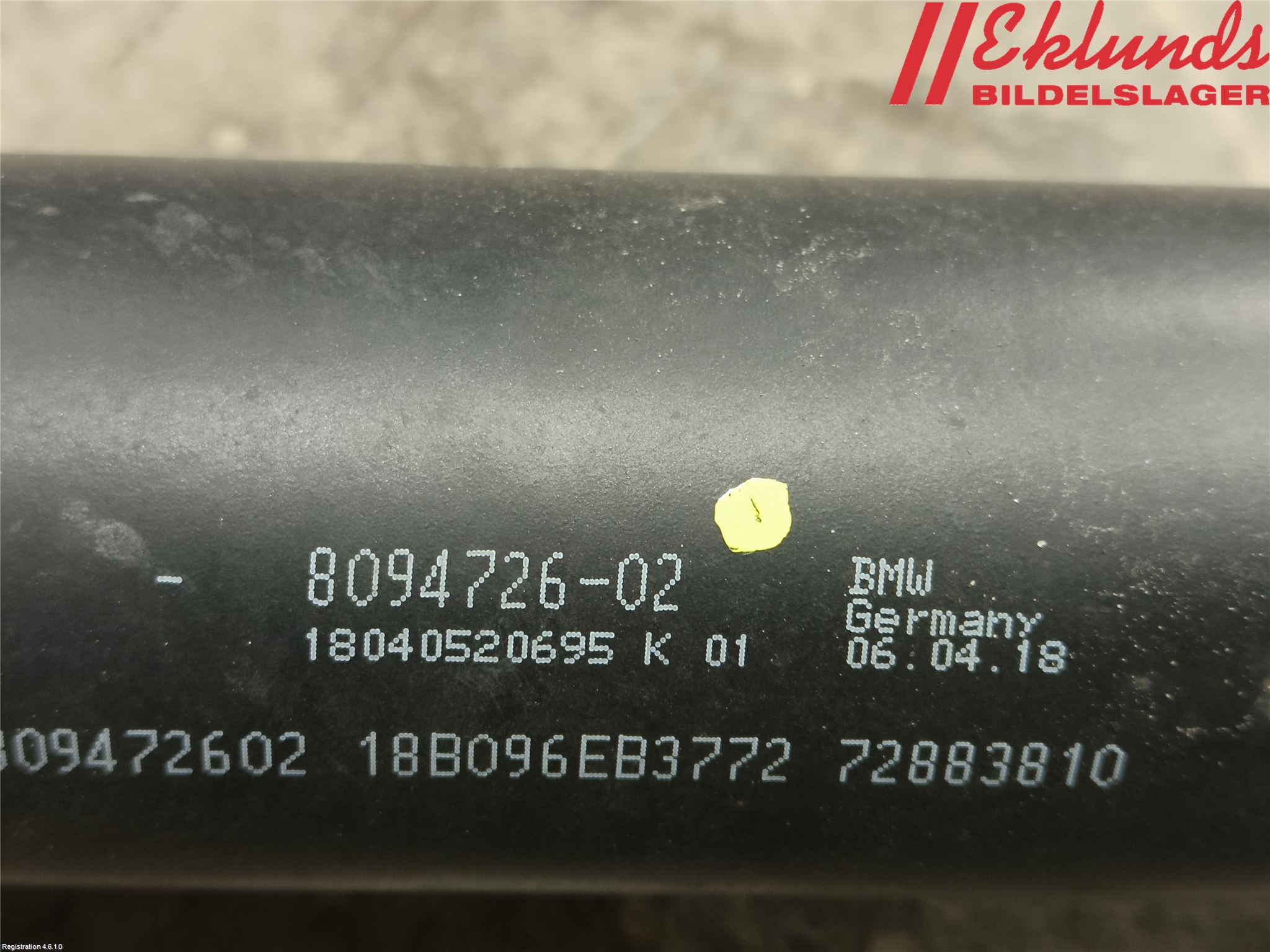 BMW 5 G30/G31/F90 17-23 Mellanaxel Bakre