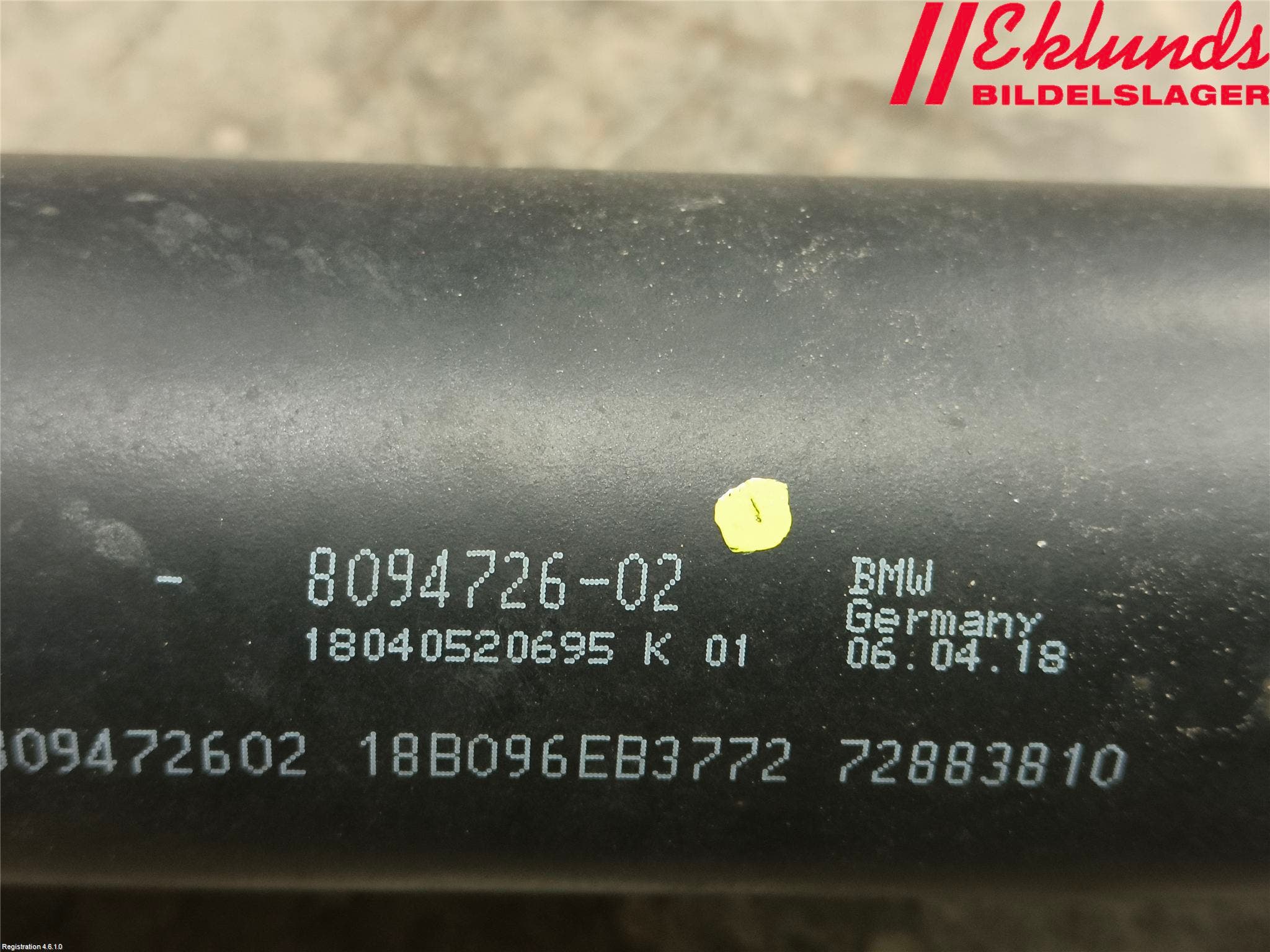 BMW 5 G30/G31/F90 17-23 Mellanaxel Bakre