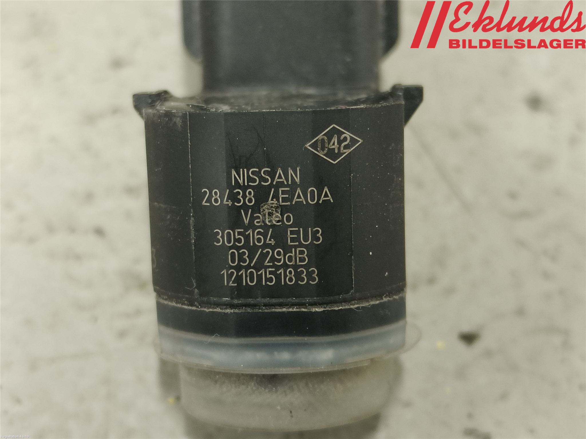 Nissan QASHQAI 14-17 Parkeringshjälp Backsensor