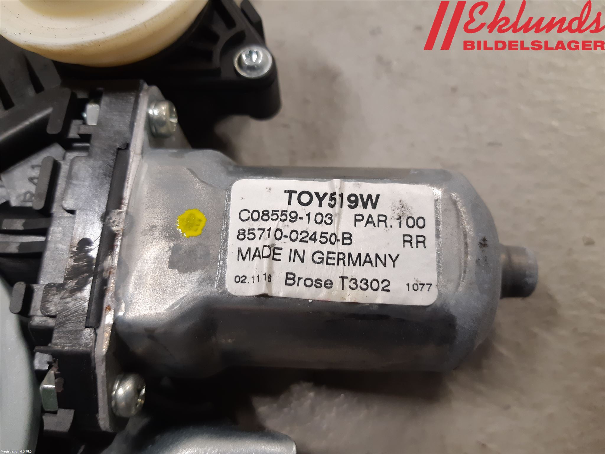 Toyota AURIS 13-19 Fönsterhiss El Kompl