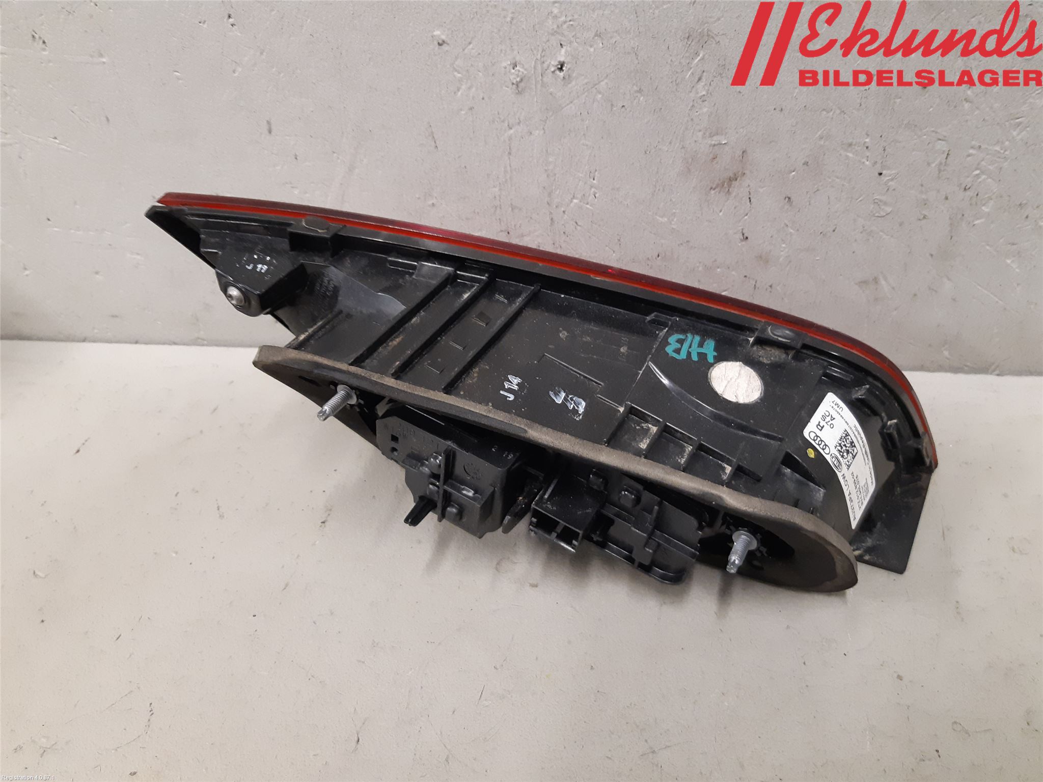 Audi A3/S3 8V 13-20 Bakljus Lucka Hö